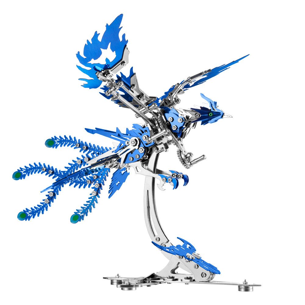 FANNOU 3D-Puzzle, 358 Puzzleteile, 3D Metallbausatz Phönix – Mechanisches Kunstmodell