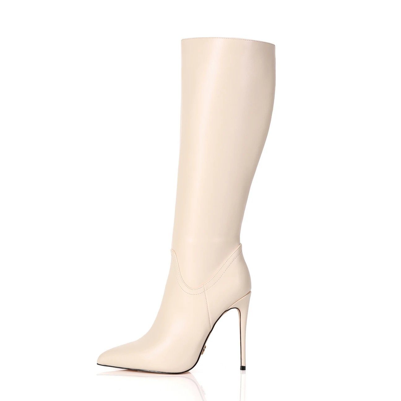 Giaro Giaro Mila Creme Matte Stiefel High-Heel-Stiefel Vegan