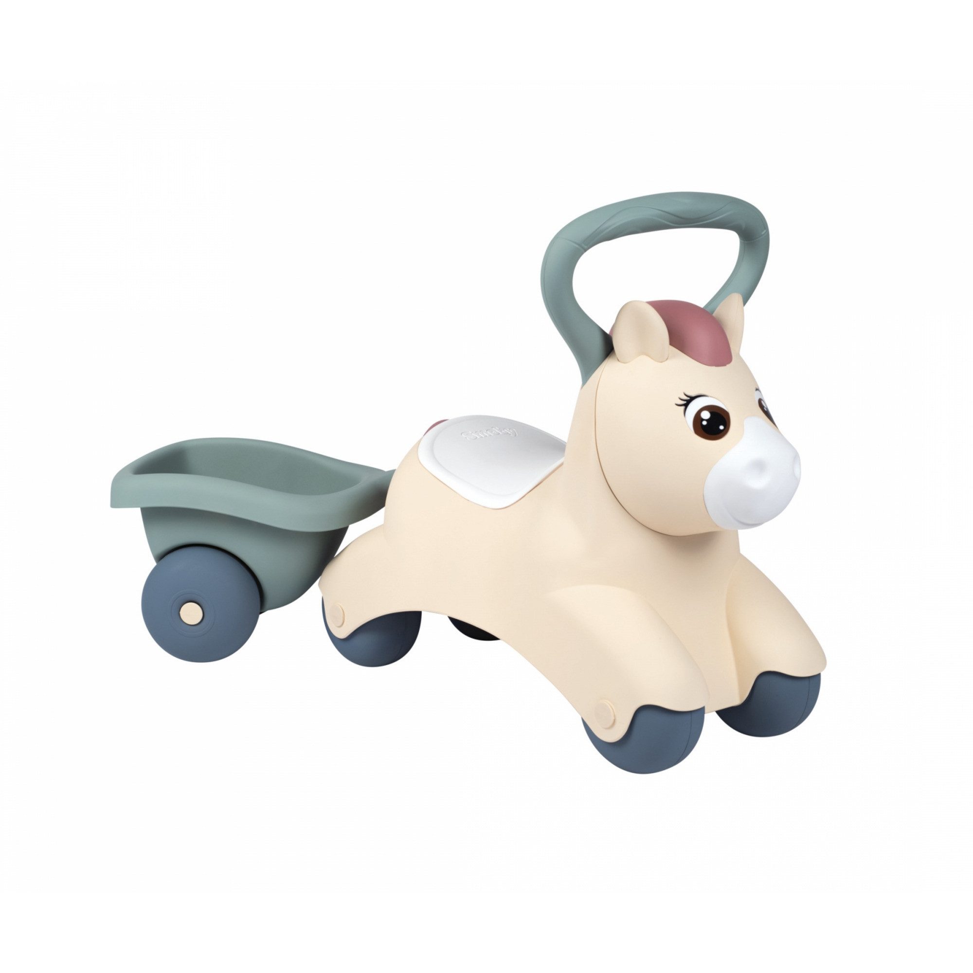 Smoby Nachziehspielzeug Smoby Little Smoby Rutscherfahrzeug Baby-Pony