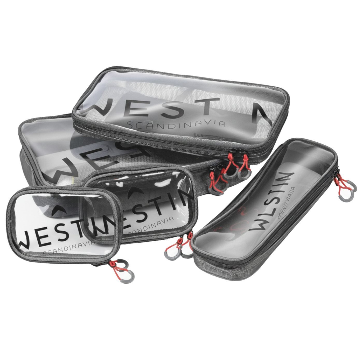 WESTIN Aufbewahrungstasche Westin W4 Clear Guard Pouch Set 5 Pouches Titanium Black