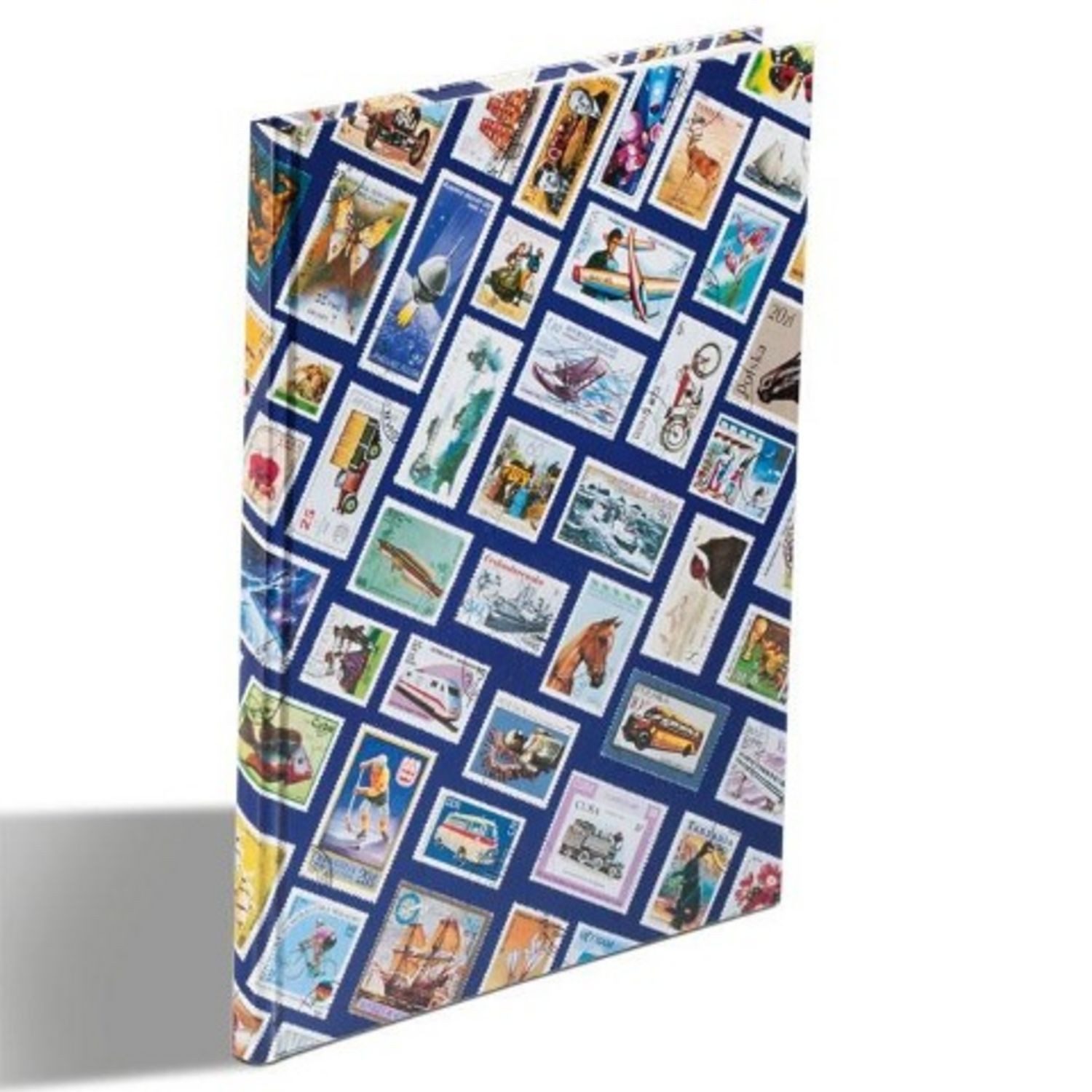 Briefmarken Einsteckbuch HOBBY, 16 weiße Seiten, Einband mit Breifmark / diverse