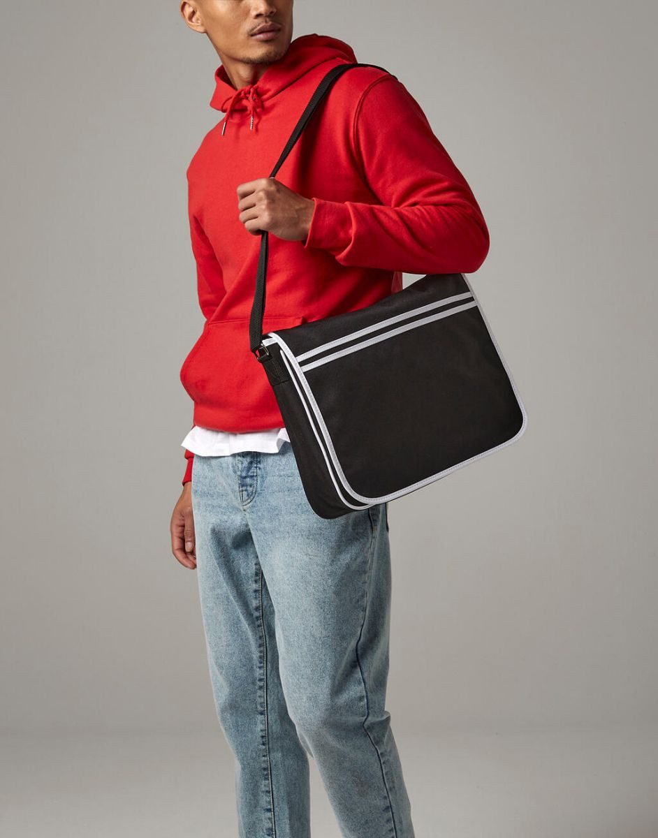 BagBase Umhängetasche Retro Messenger Umhängetasche, 40 x 30 x 10 cm günstig online kaufen