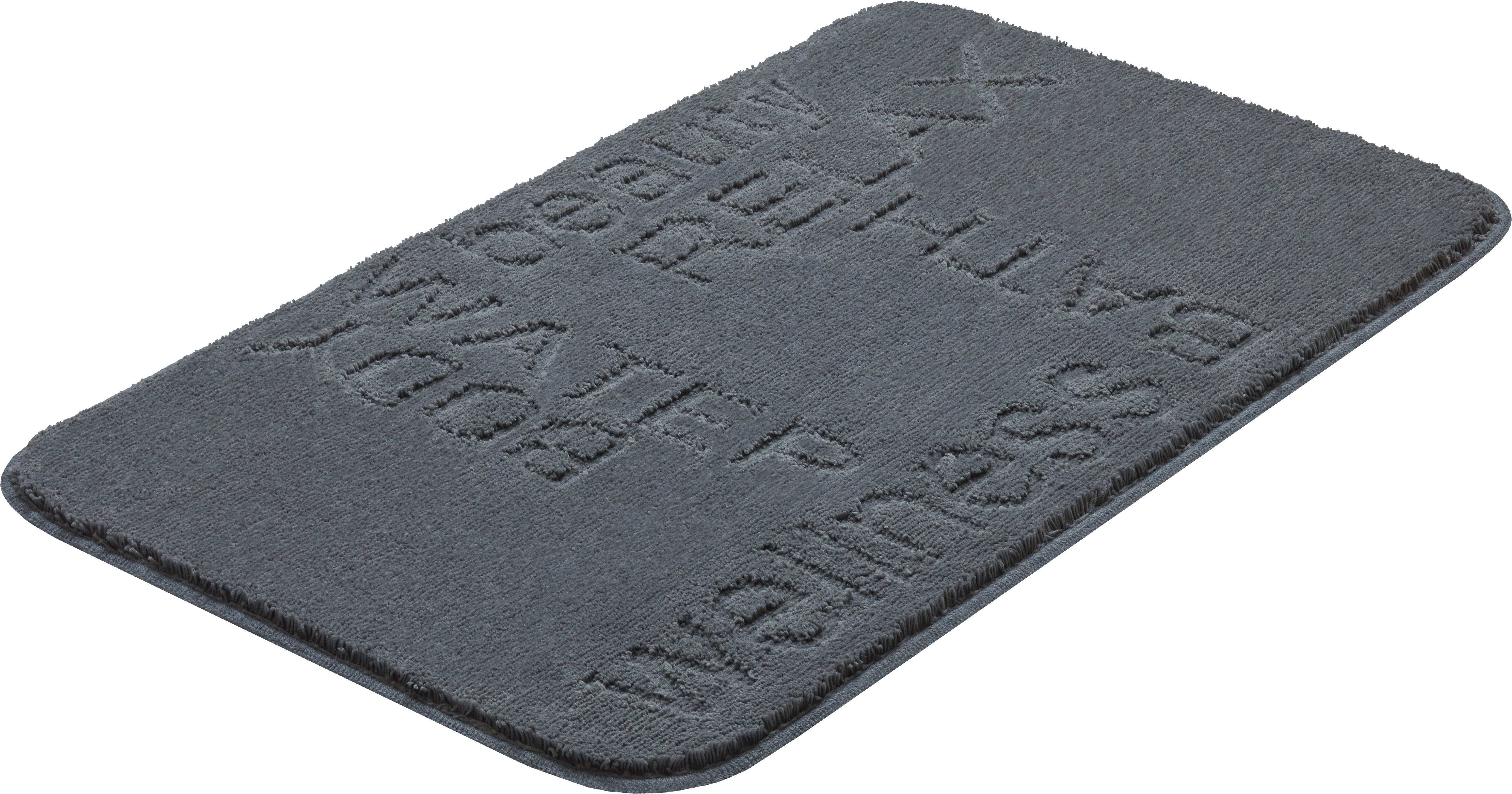 Grund Badematte   ¦ schwarz ¦ Synthetik ¦ Maße (cm): B: 60 H: 1,8 Badtextil günstig online kaufen