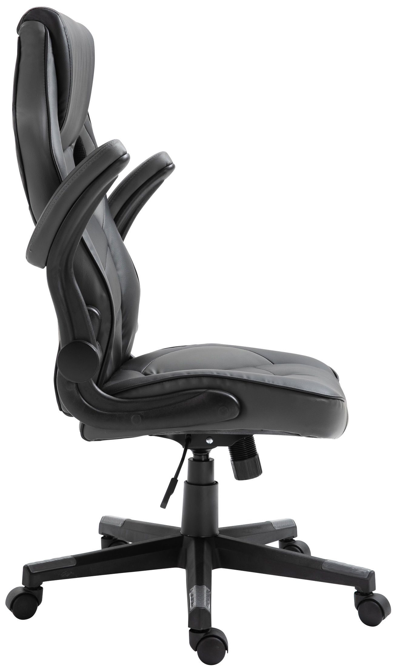 und Kunstleder, Chair schwarz/grau drehbar CLP Omis Gaming höhenverstellbar