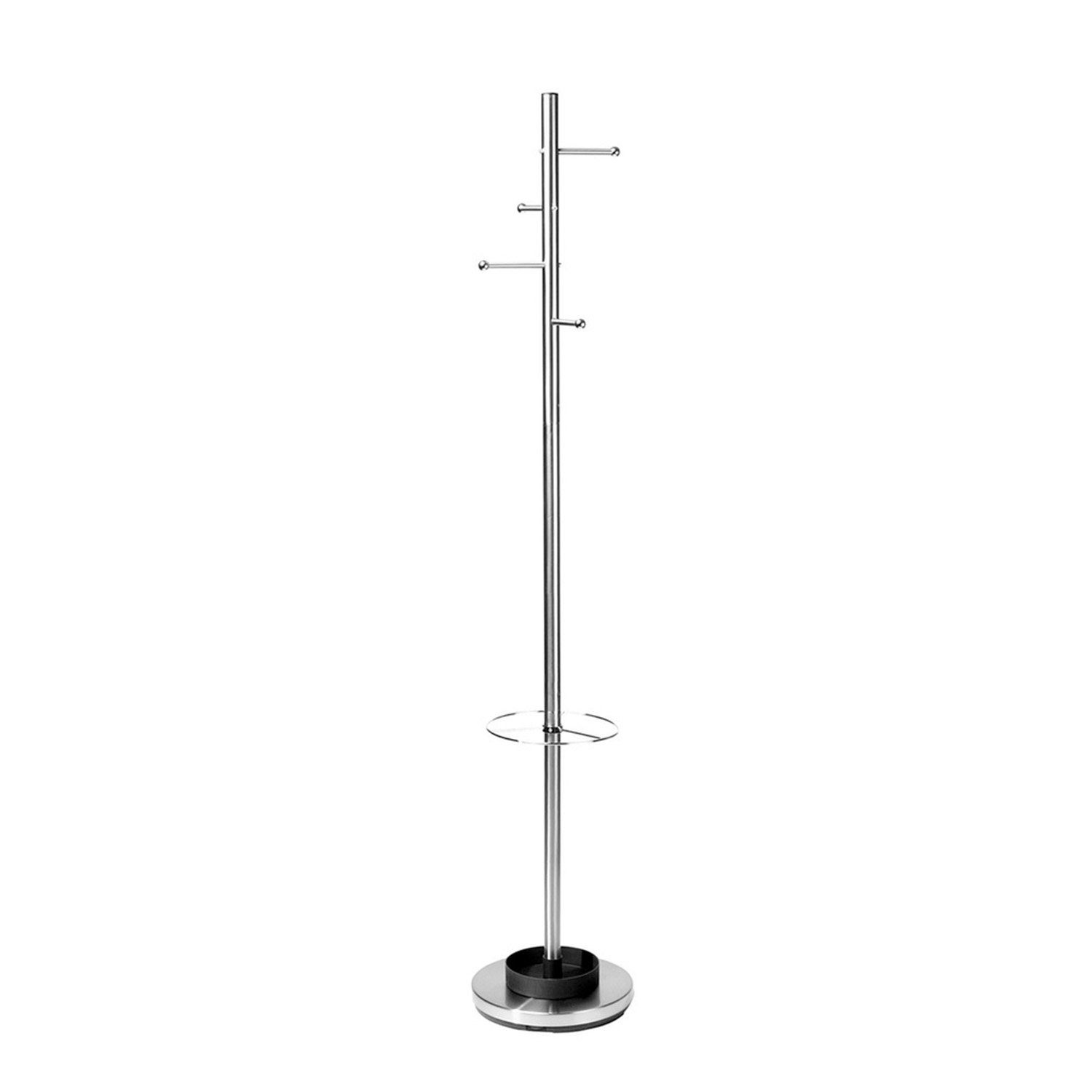 REISENTHEL® Garderobenständer aus Edelstahl, rostfreier Edelstahl - leicht zu montieren - 4 Haken