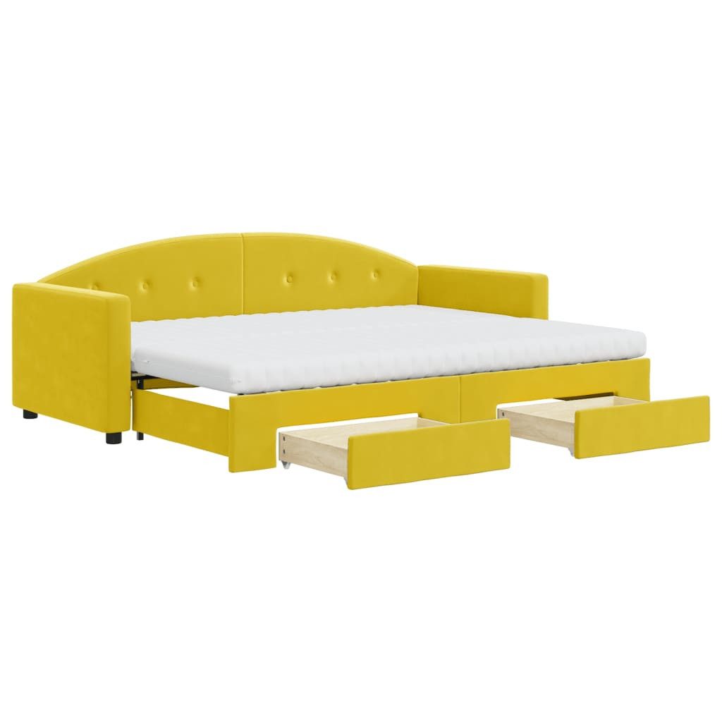 vidaXL Bett Tagesbett Ausziehbar mit Schubladen günstig online kaufen