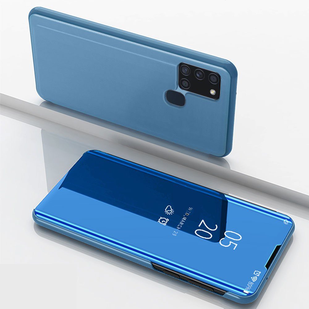FITSU Handyhülle Handytasche für Samsung Galaxy Hülle Flipcase Spiegel Handyhülle, Hülle für A55, A35, A25, A15, A05s, A54, A53, A52, A51, A17, A37, A57