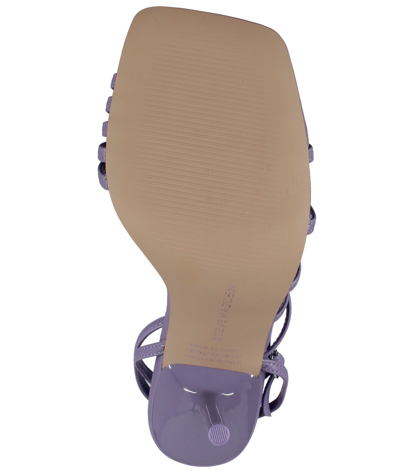 Sandalen High-Heel-Sandalette STEVE MADDEN Lavendel Lederimitat
