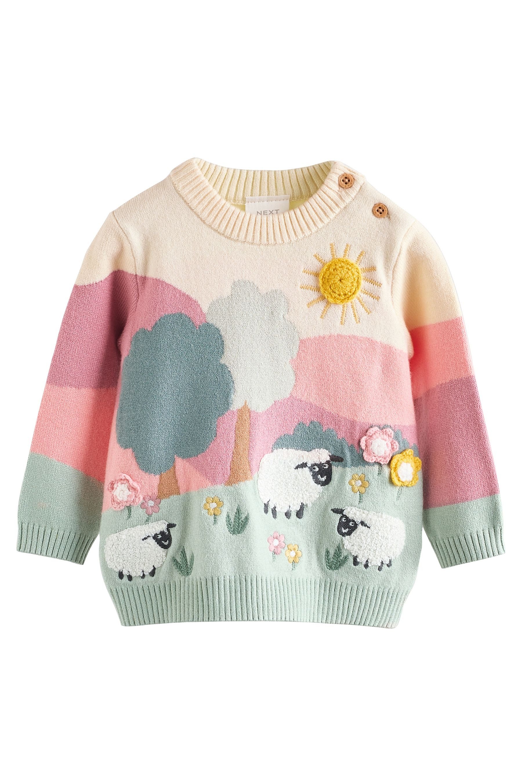 Strickpullover Baby Strickpullover und Leggings im 2er-Set
