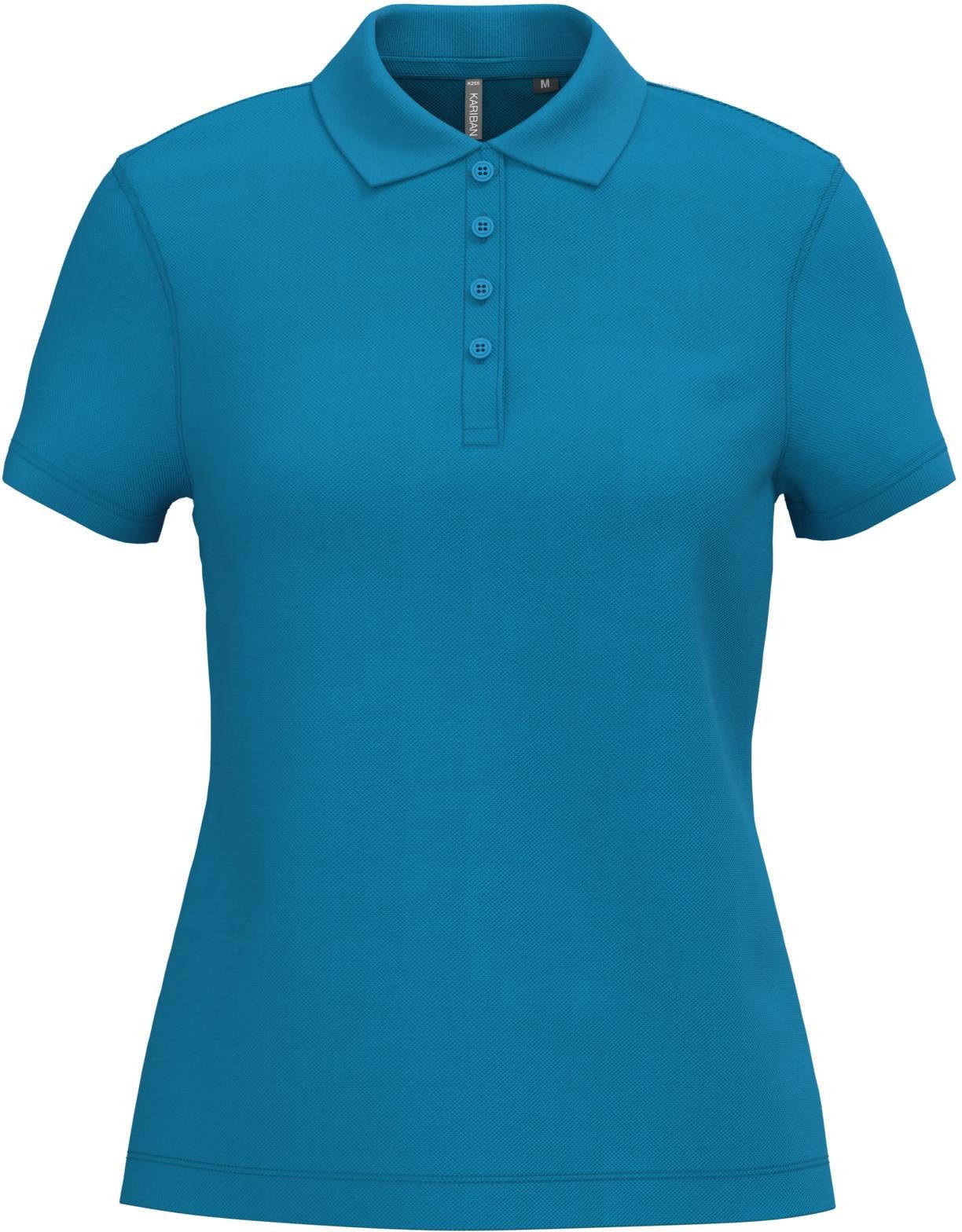 Kariban Poloshirt Damen Kurzarm-Poloshirt. Baumwollpiqué.