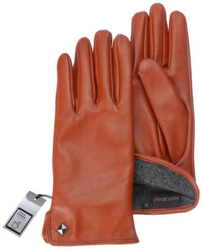 PEARLWOOD Lederhandschuhe Touchscreen-Handschuhe Meg Woll-Mix-Futter