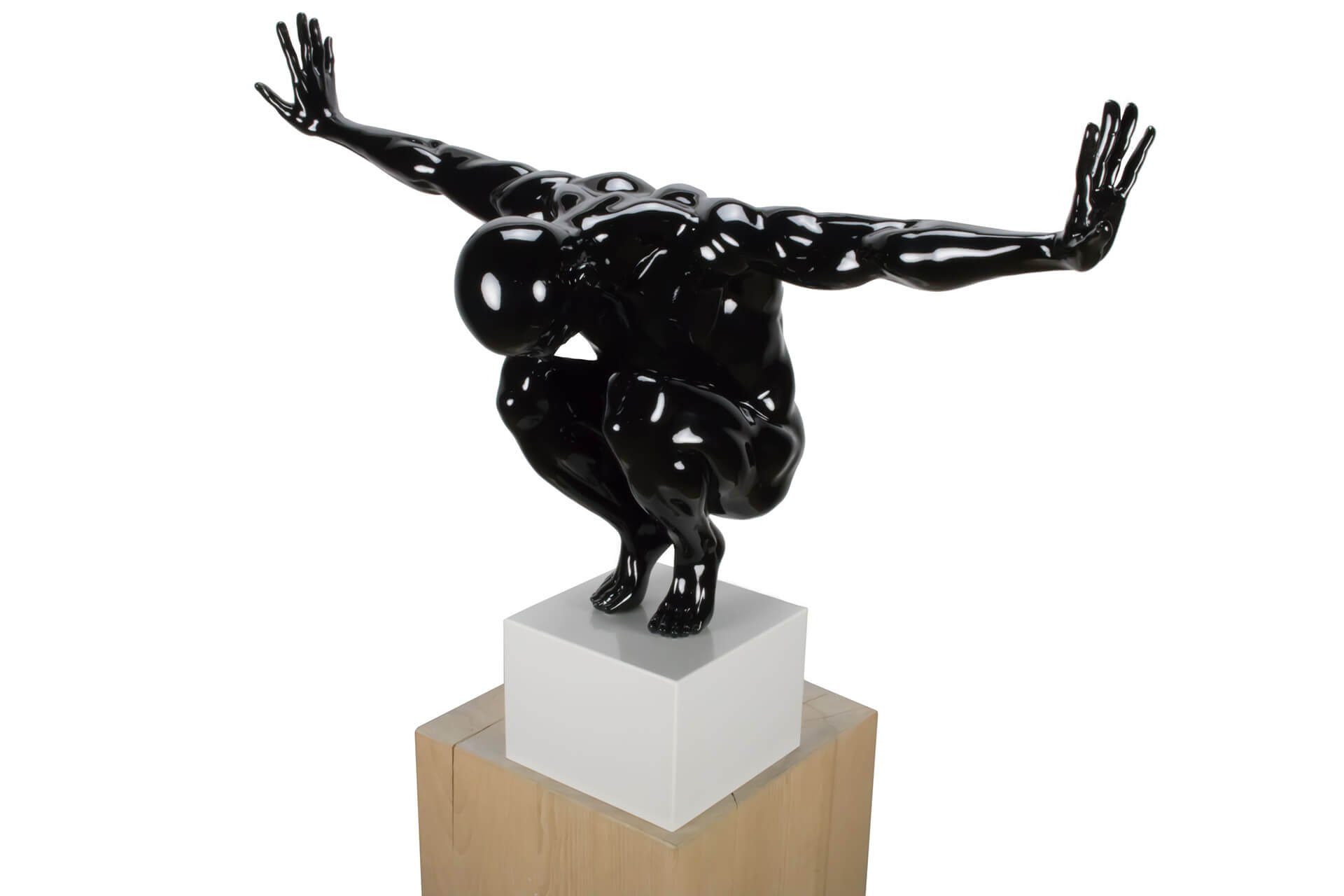 KUNSTLOFT Dekofigur »Voll Konzentration«, handgefertigte Figur aus