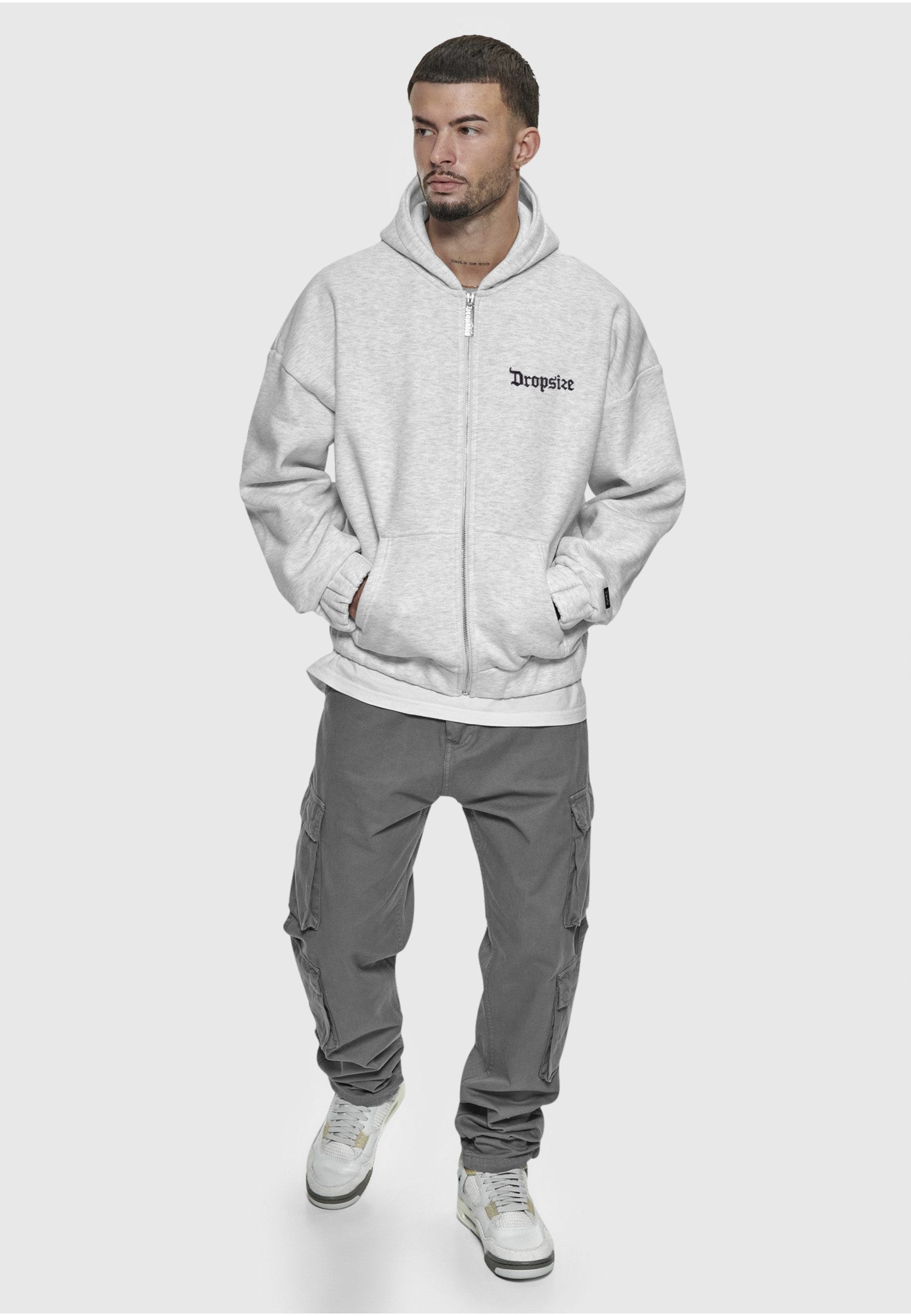 Dropsize Sweater Dropsize Herren Dropsize Super Heavy Oversized Zip Hoodie (1-tlg)