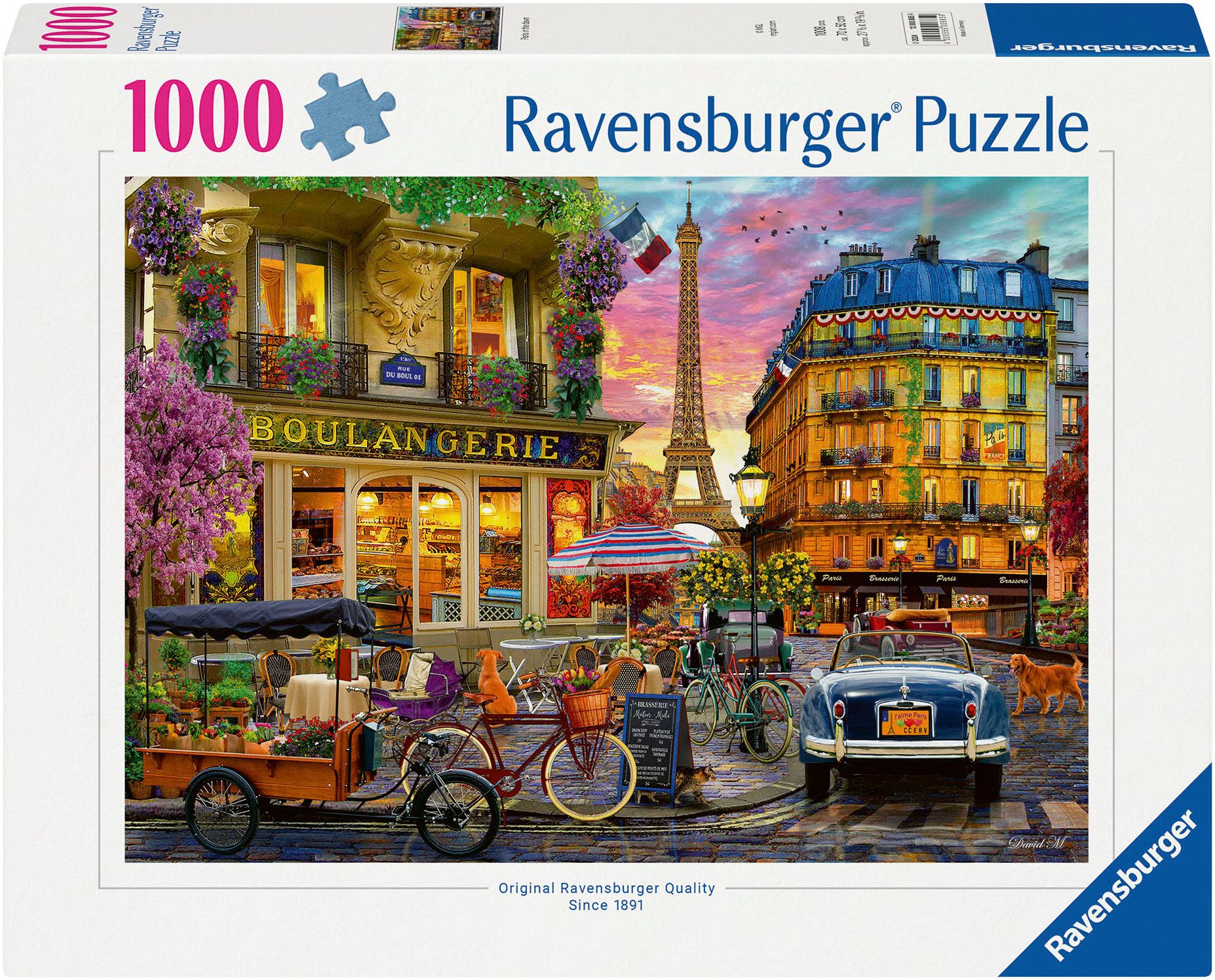Ravensburger Puzzle Paris im Morgenrot, 1000 Puzzleteile, Made in Germany günstig online kaufen