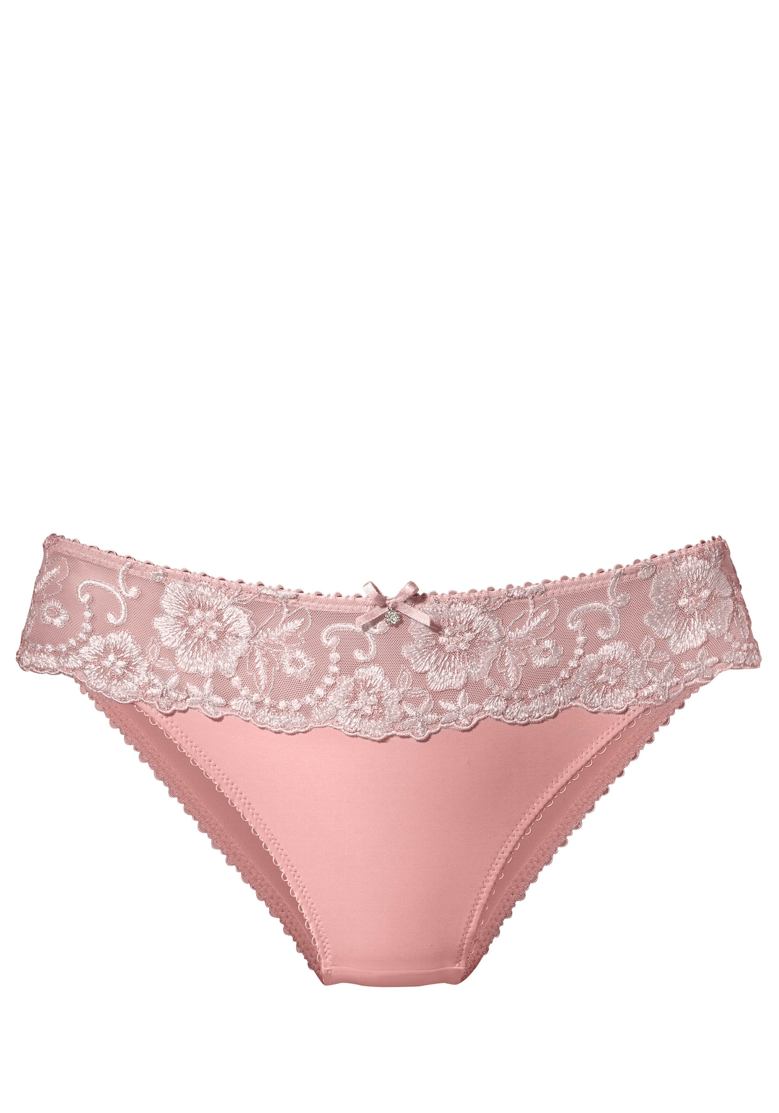 LASCANA Bikinislip Wanda mit Stickerei Spitze günstig online kaufen