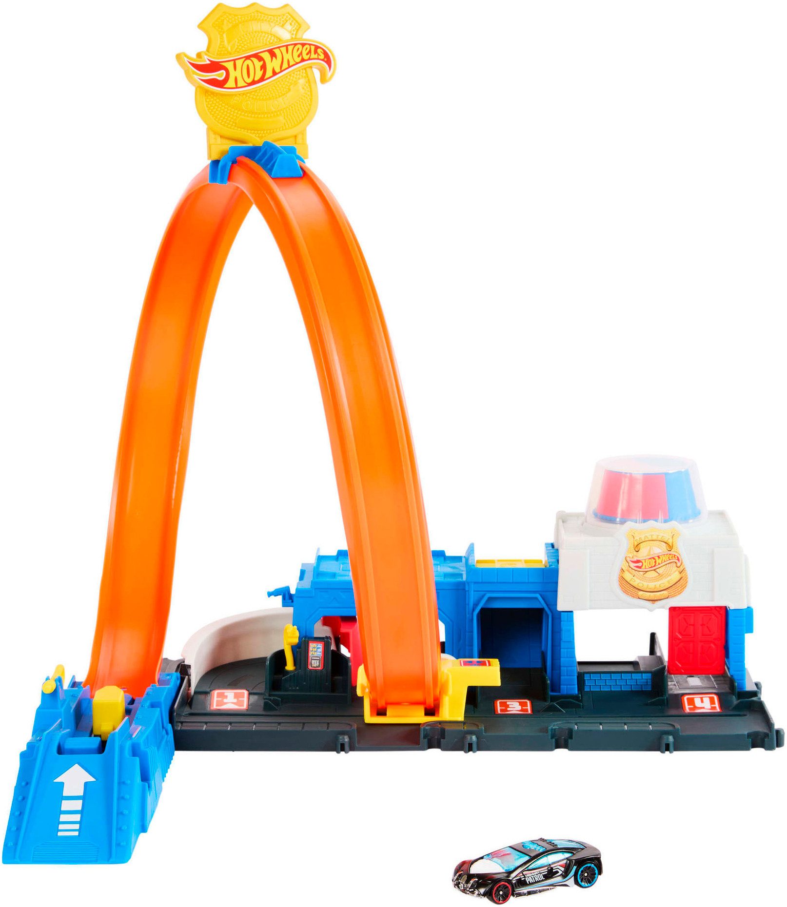 Hot Wheels Spiel-Polizeistation City Super Polizeistation