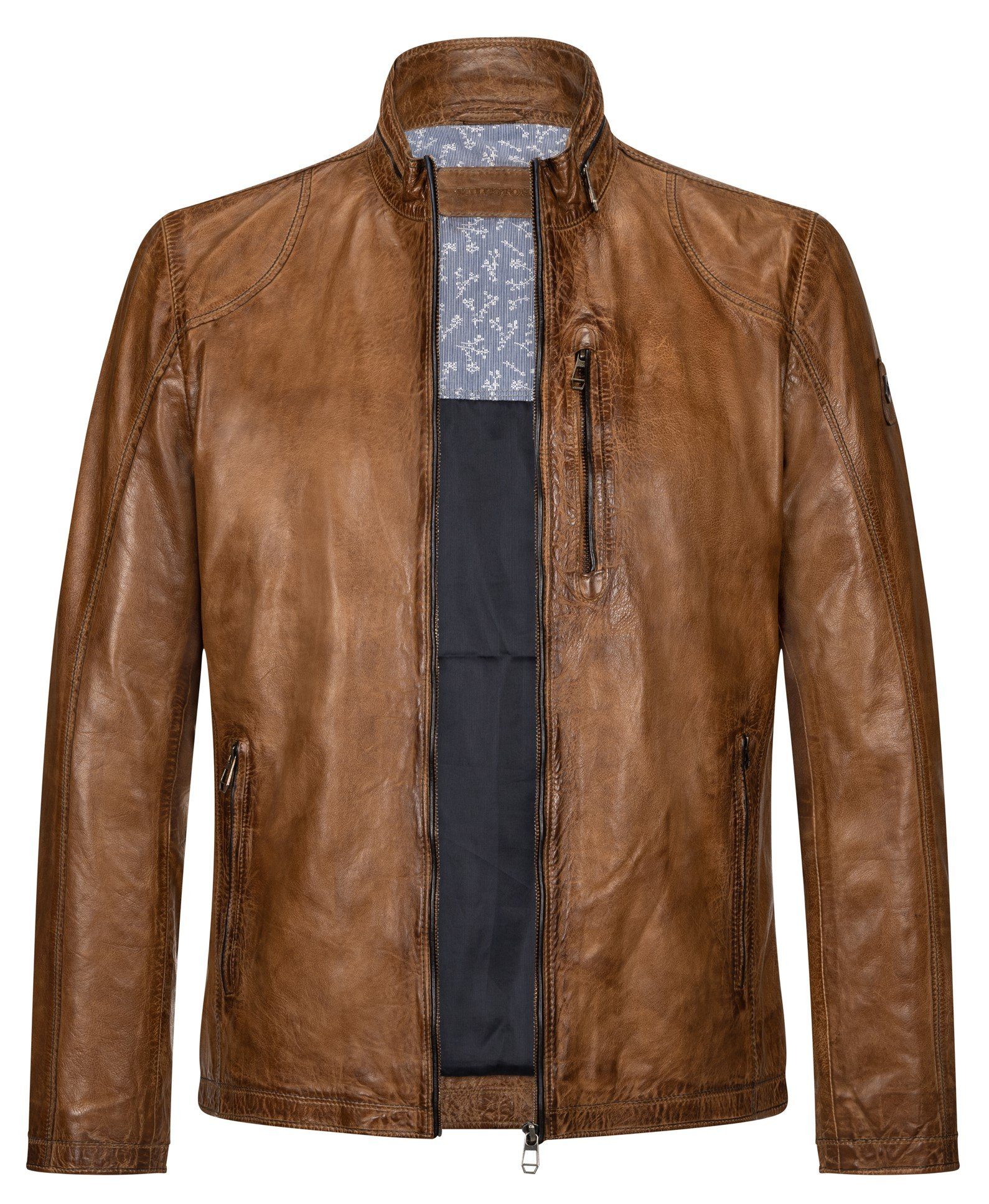 Milestone Lederjacke MSPepino gefüttert aus Lammnappa Leder günstig online kaufen