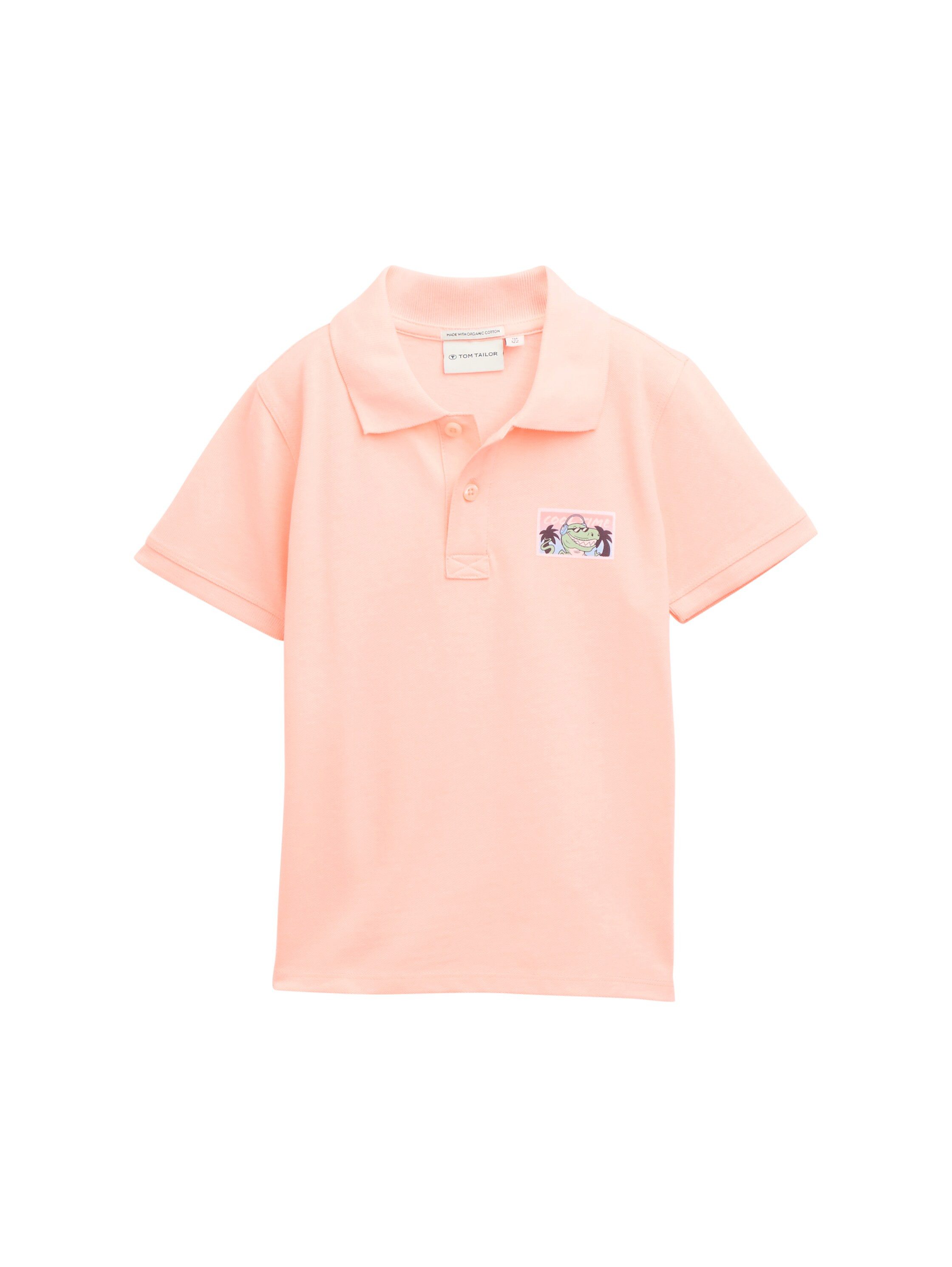 TOM TAILOR Poloshirt mit kleinem Brust Print