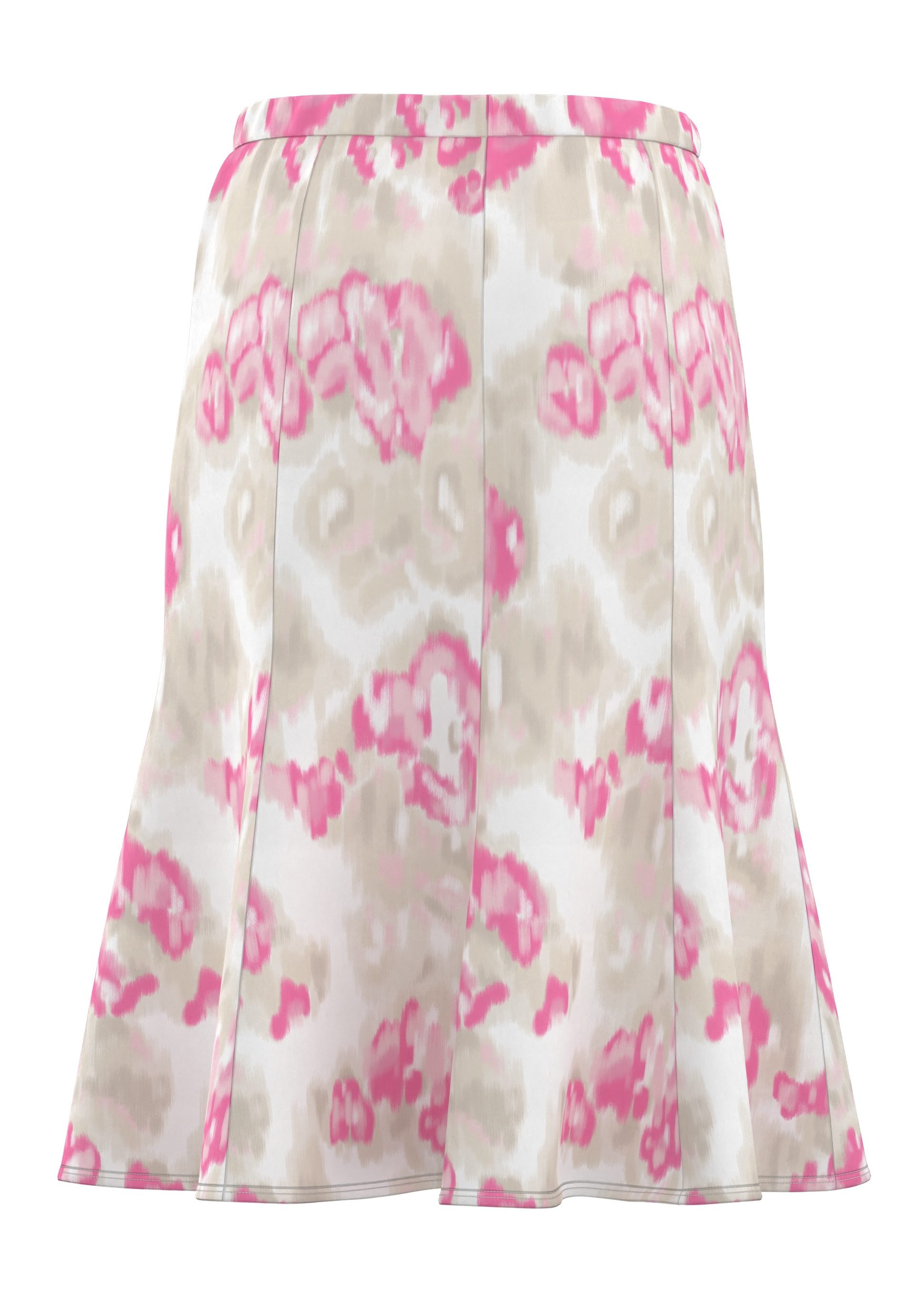 FRANK WALDER Midirock mit Floralprint