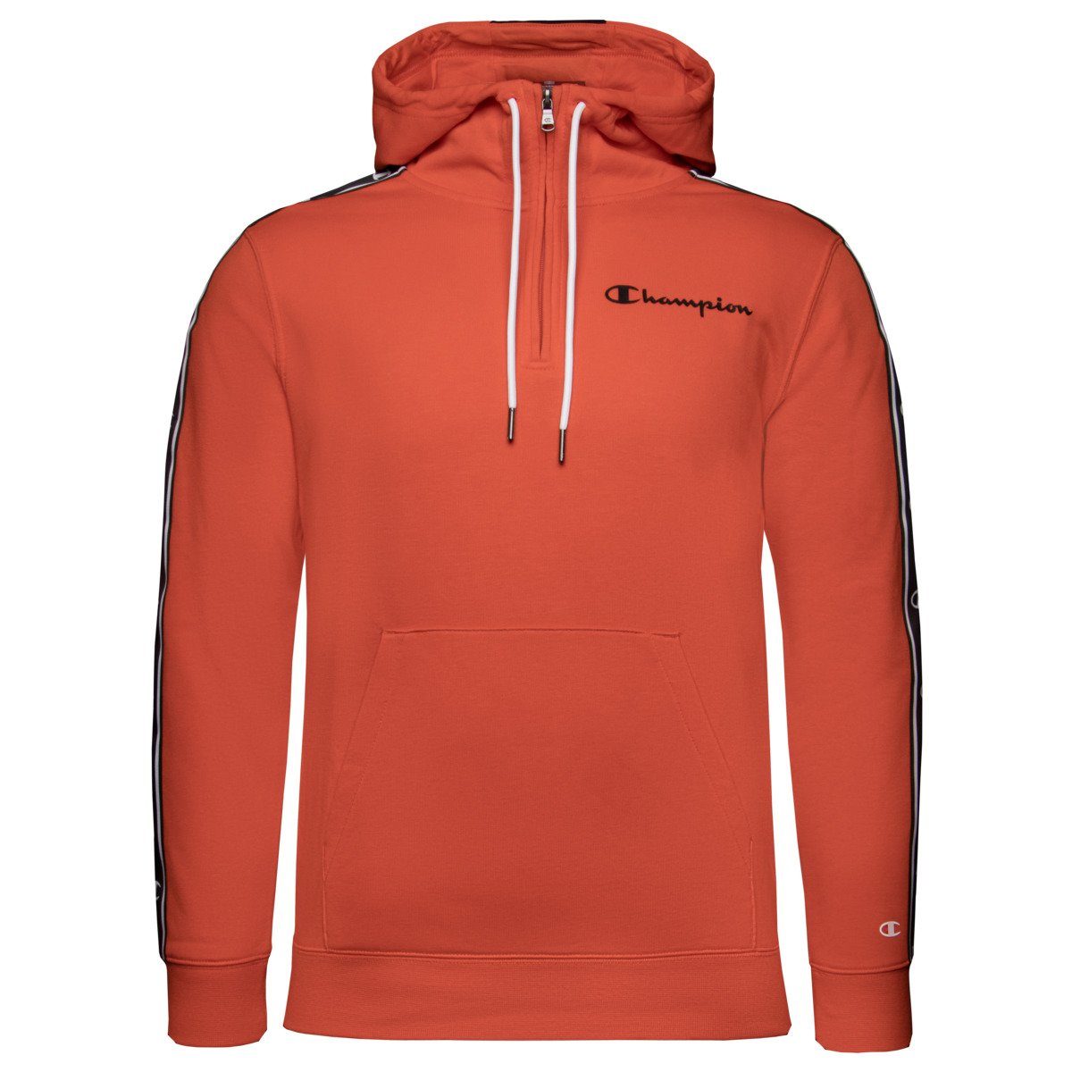 Hooded ist zur weich Innenmaterial Zip Haut Champion Kapuzenpullover Herren, Aufgerautes Half