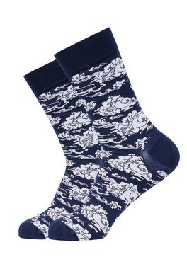 Mxthersocker Socken UNHINGED - CLOUDED JUDGEMENT (3-Paar) mit trendigem Wolkenmuster
