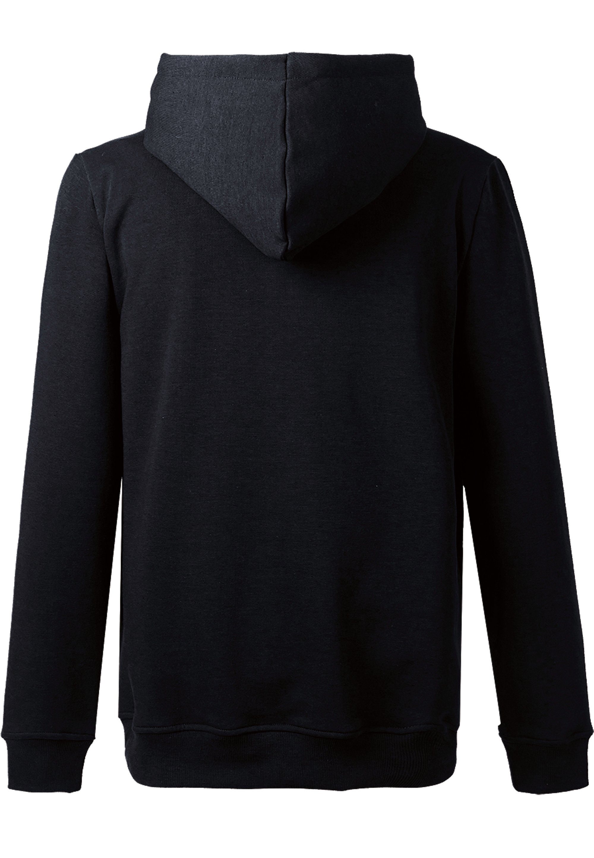 Virtus mit V2 Markenprint Kapuzensweatshirt Matis schwarz coolem