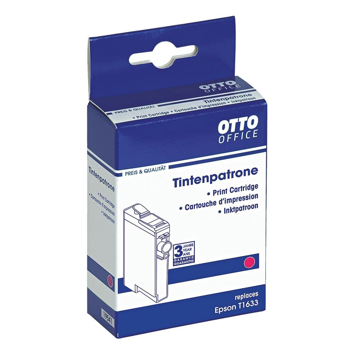 Otto Office  Office T1633XL Tintenpatrone (1-tlg., ersetzt Epson »T1633XL«, magenta)