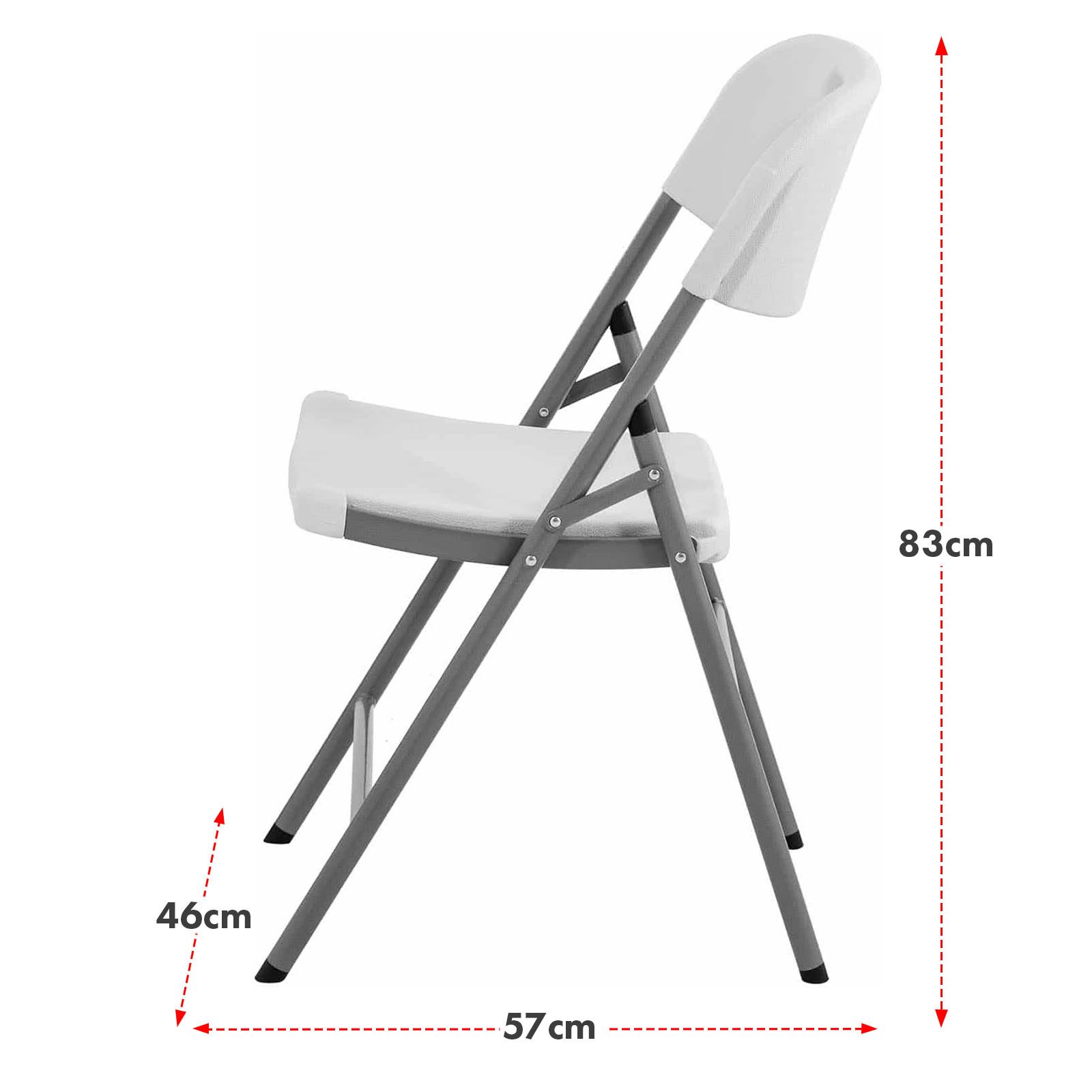 Floordirekt Klappstuhl Okinawa, Robuster und Komfortabler Stuhl, 2er Set