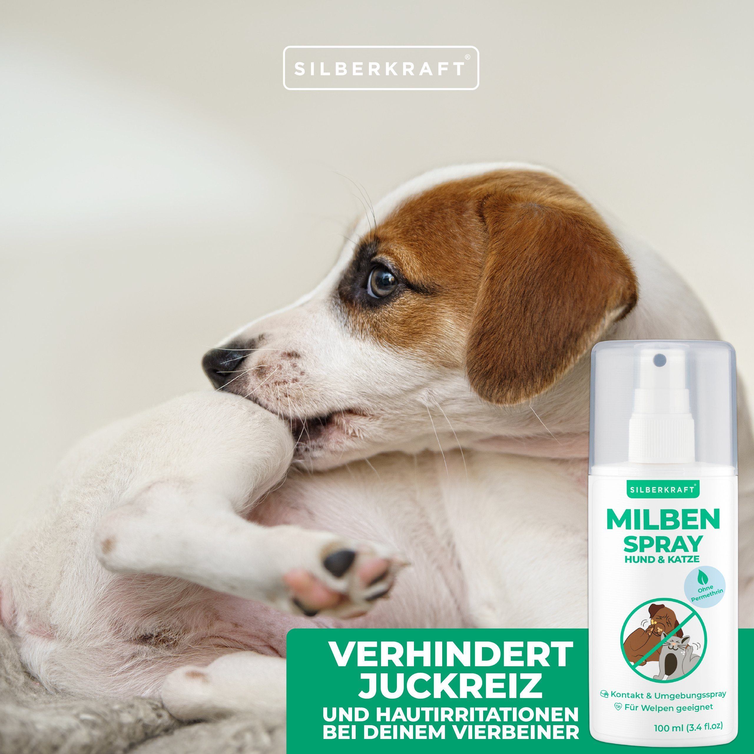 Silberkraft Insektenspray Milbenspray für Hunde ml, Katzen, 100 1-St. &
