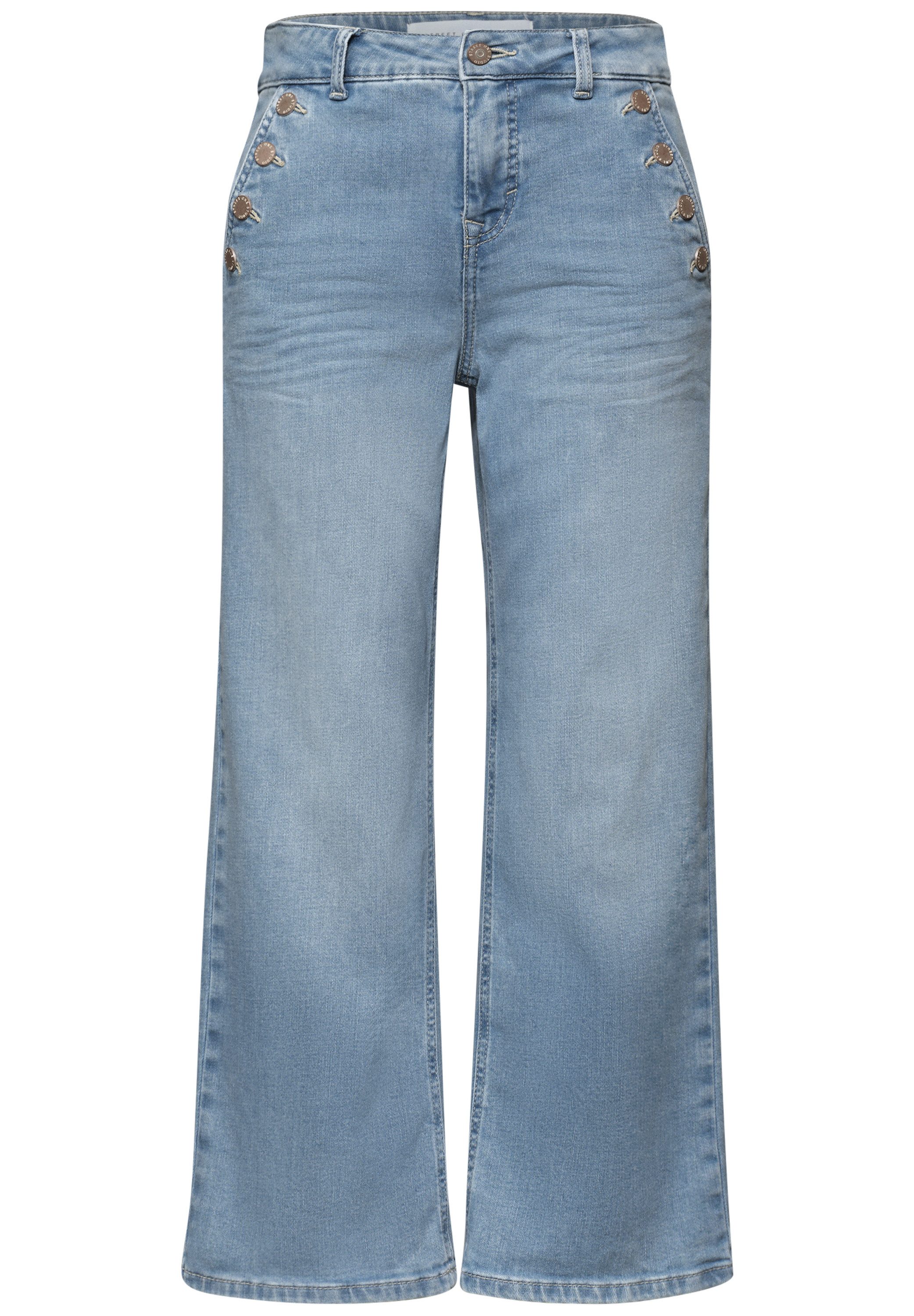 STREET ONE STUDIO Loose-fit-Jeans mit Wide Legs – Bild 5 von 5