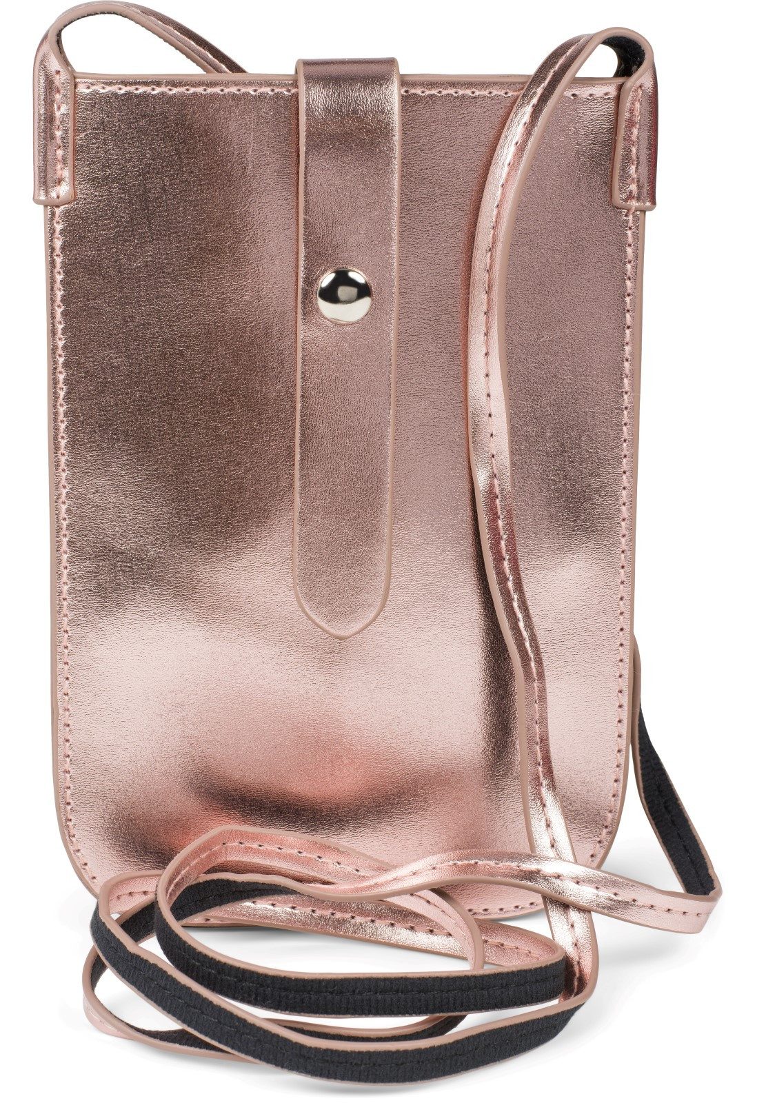 Mini Bag Handy Umhängetasche Metallic Optik
