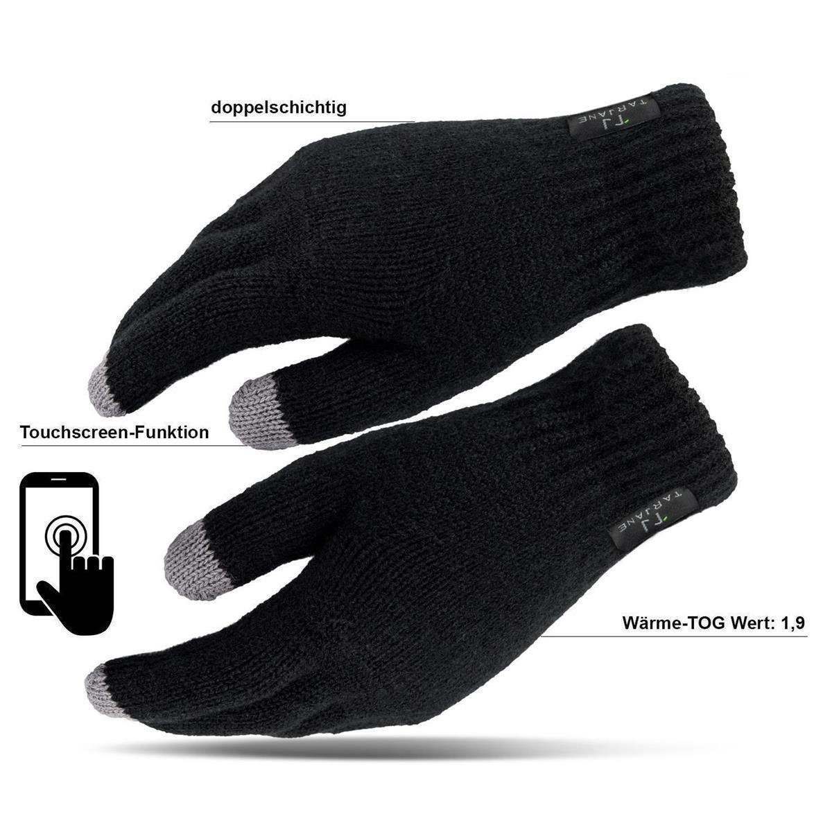 Touch Herren Handschuhe touch Strickhandschuhe Tarjane