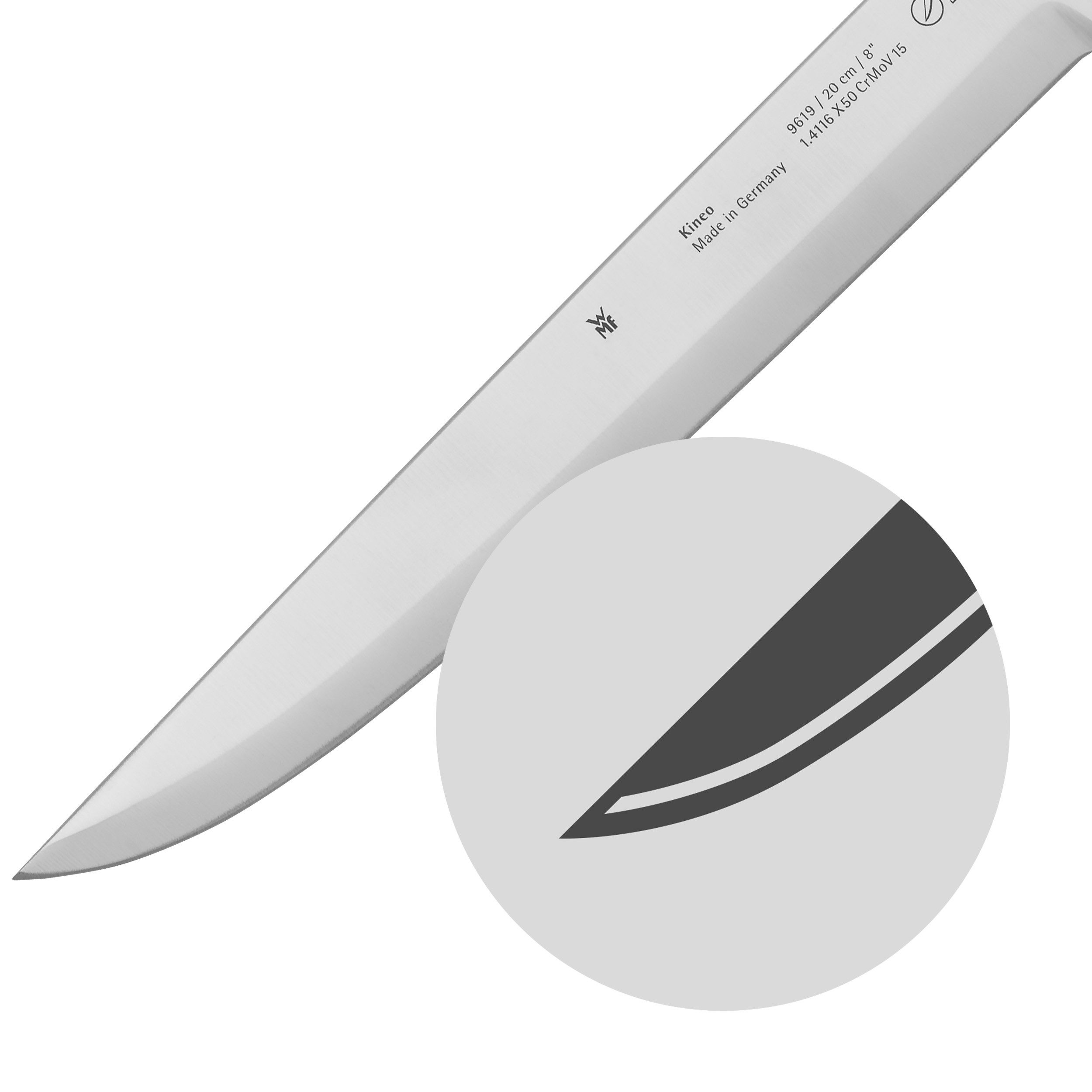 WMF Fleischmesser Kineo, Performance Cut Technologie, hochwertiger Edelstahl, ergonomisch