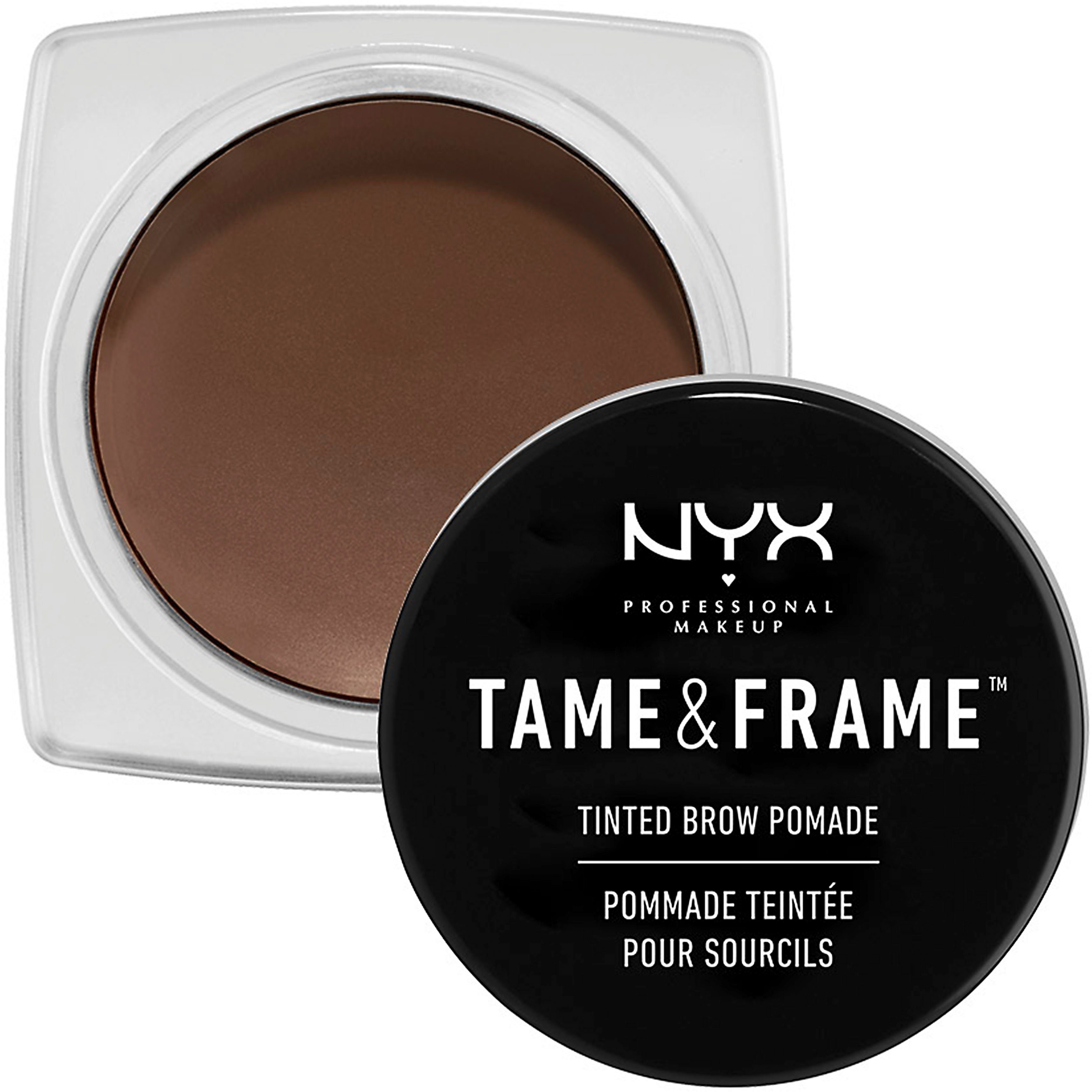 Pomade Professional Brow Tame NYX Makeup Augenbrauen-Gel and brunette Frame