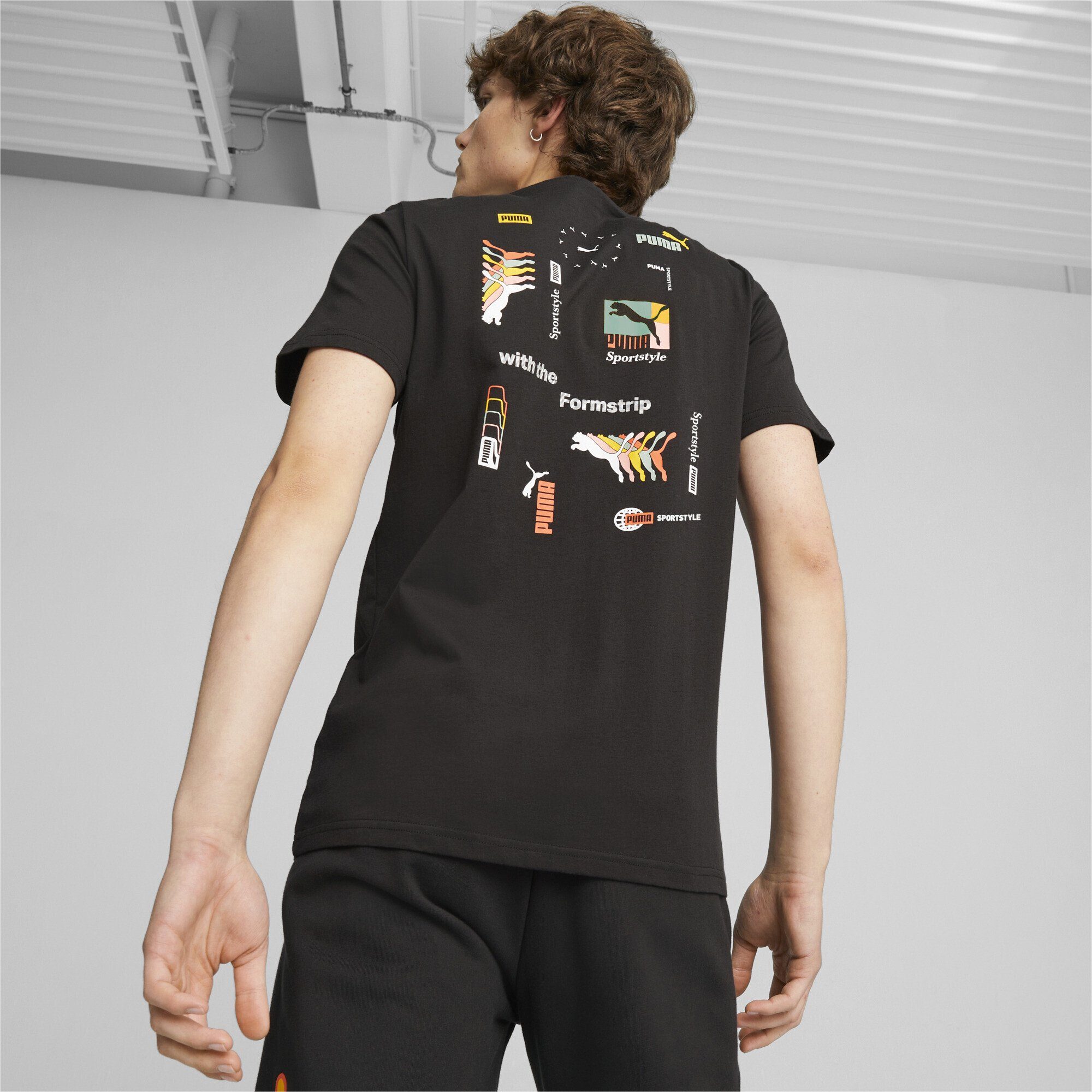 PUMA T-Shirt Classics T-Shirt Brand Love Herren Black