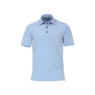 VENTI Poloshirt blau regular fit (1-tlg)