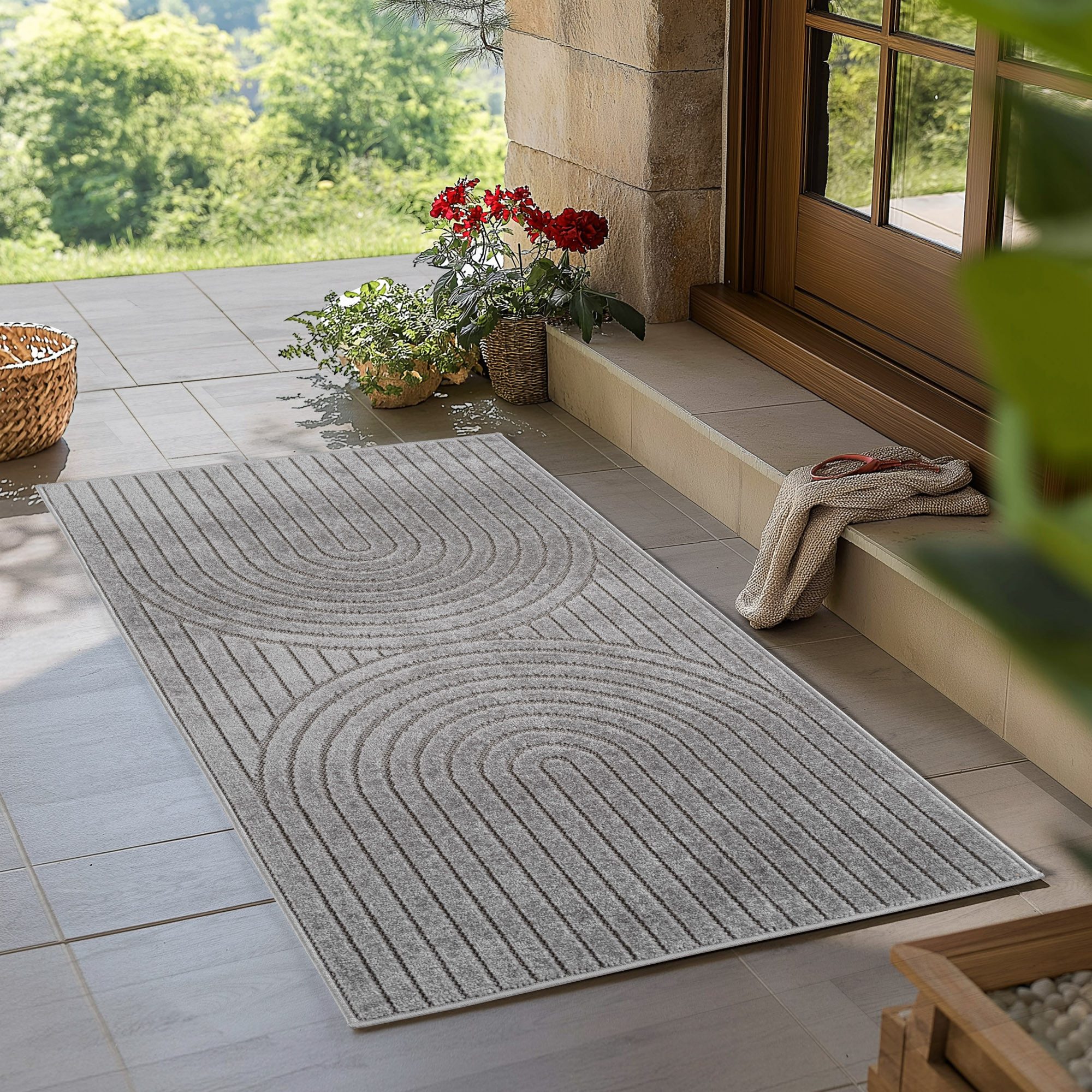 Teppium Teppich Skandinavischer 3D-Teppich, Rechteckig, Höhe: 5 mm, Indoor günstig online kaufen