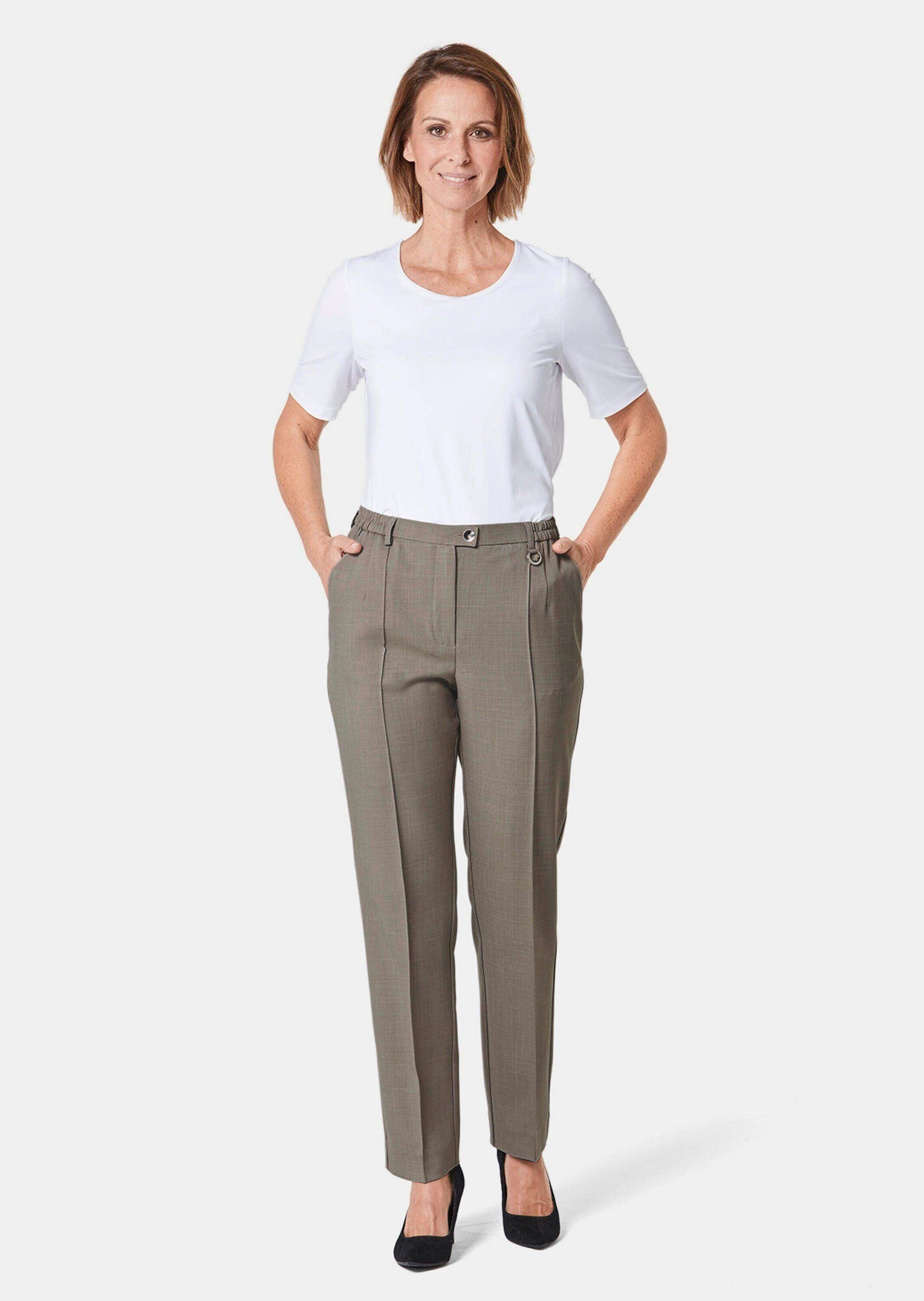 GOLDNER Stoffhose Knitterarme Hose Anna mit günstig online kaufen