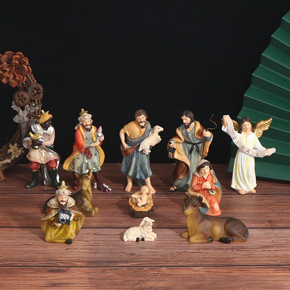 Fanci Home Krippenfigur Weihnachtskrippe W5 ca. 10cm groß Weihnachtsdeko Kr günstig online kaufen