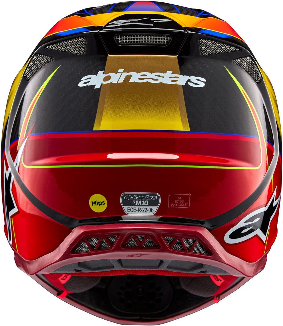 Alpinestars Motocrosshelm Supertech S-M10 Era 2024 Motocross Helm, Notfallsystem-Polsterung (EQRS)