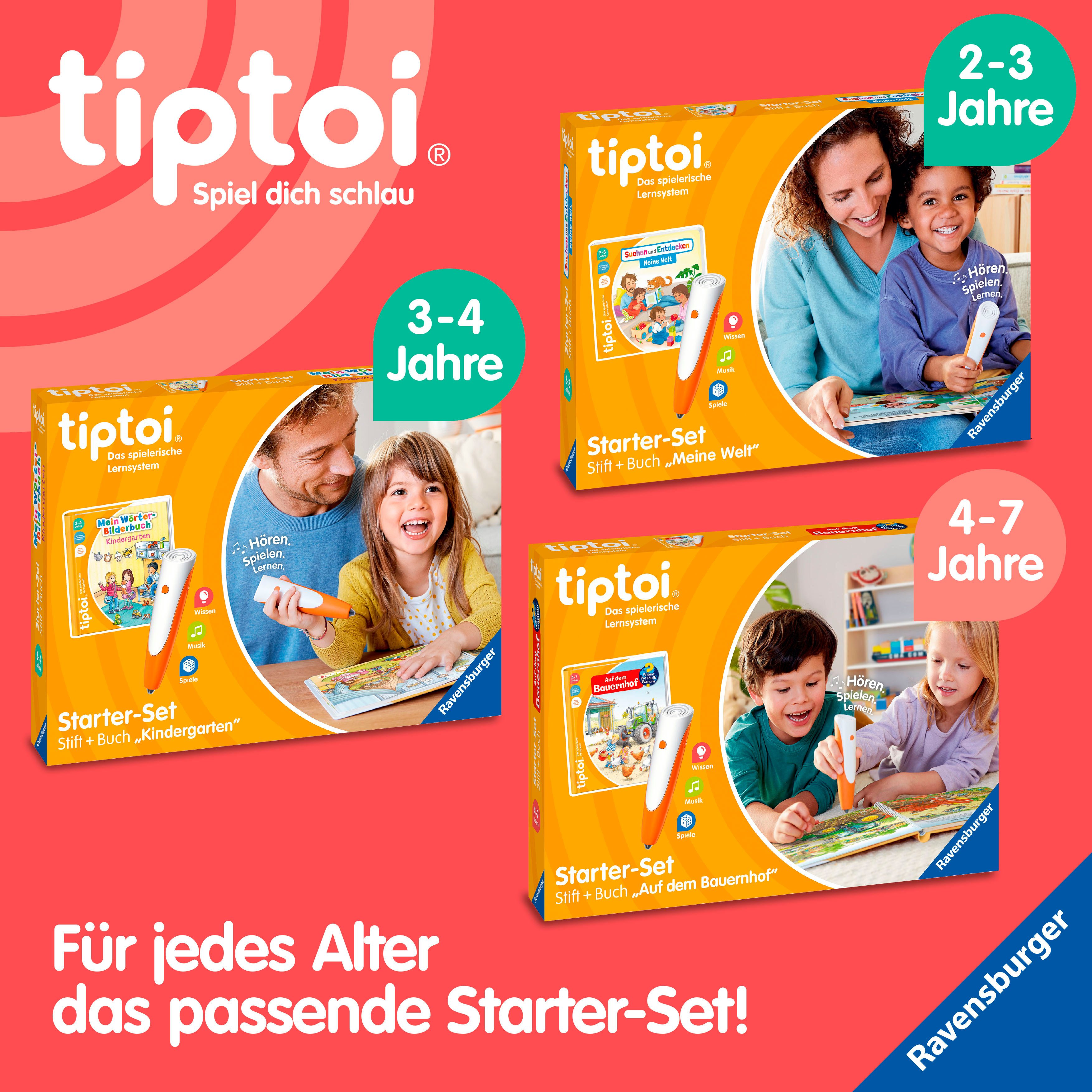 Ravensburger Kinderbuch tiptoi® Wieso? Weshalb? Warum? Tiere im Zoo, Made in Europe