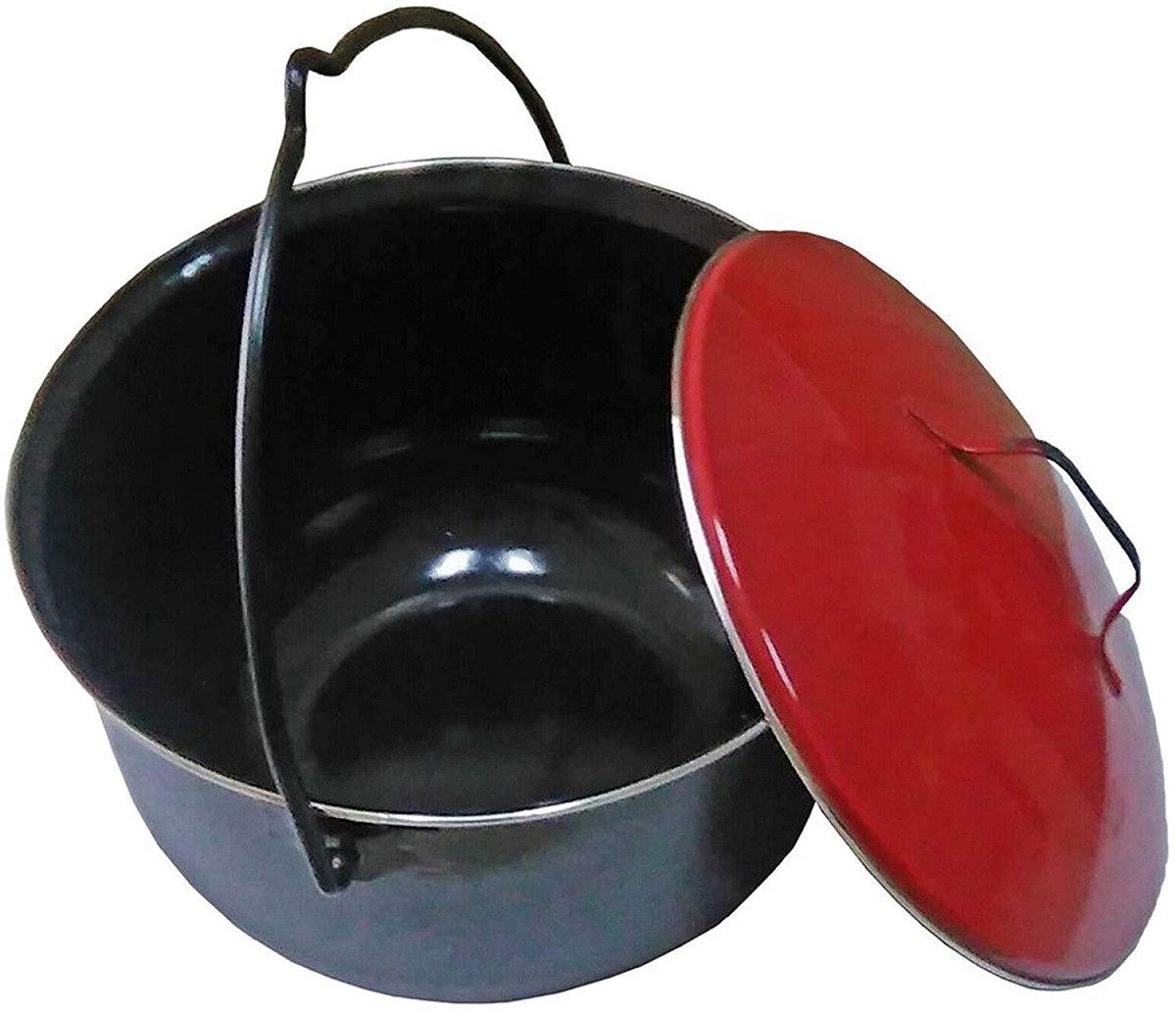 Lemodo Schwenkgrill Gulaschkessel mit 14 Liter, Suppenkessel