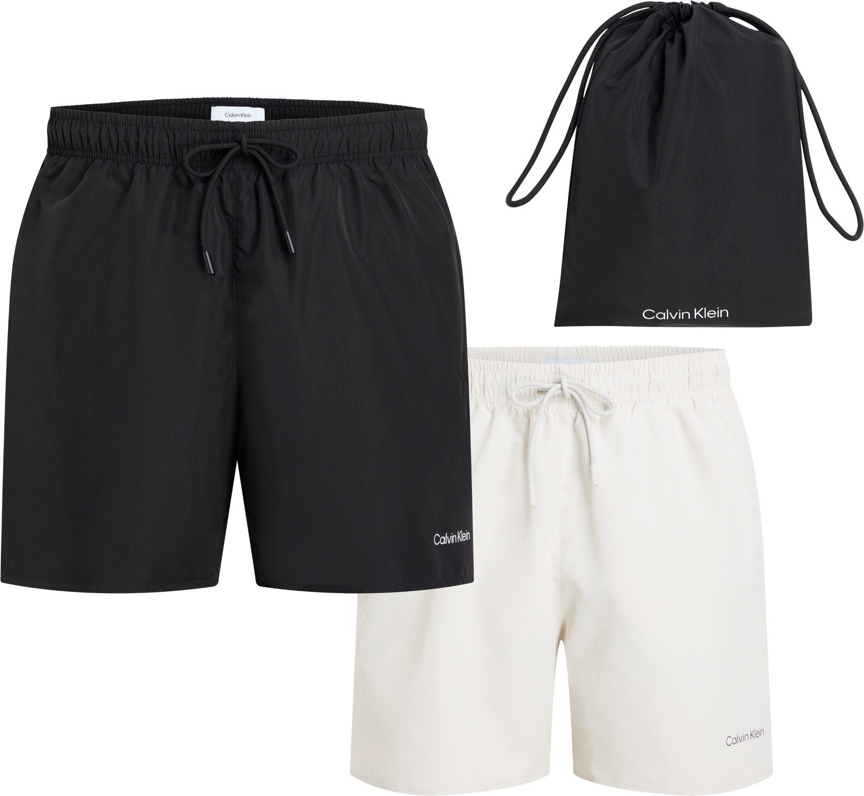 Calvin Klein Swimwear Badeshorts (Packung, 2-St., günstig online kaufen