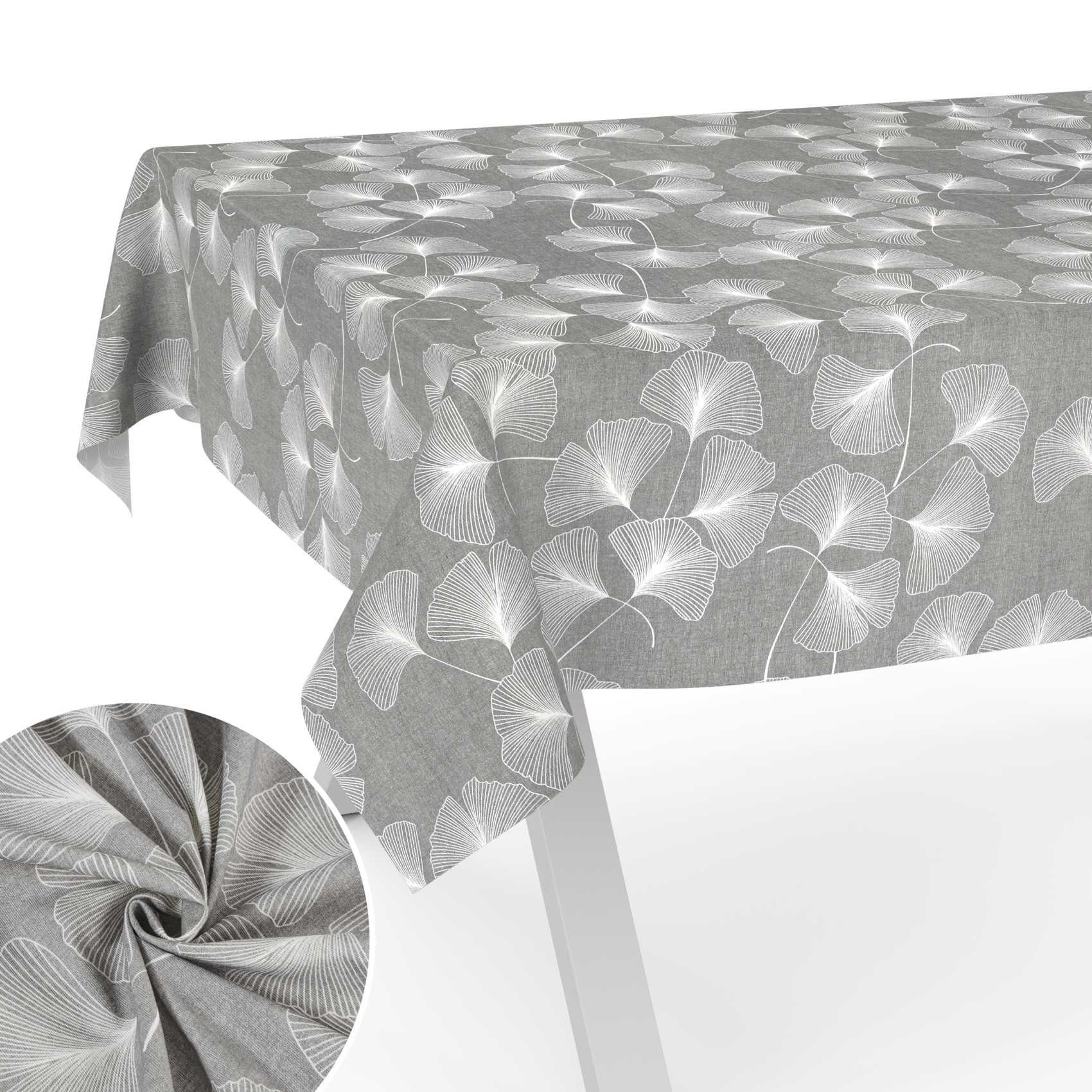 ANRO Tischdecke aus Stoff mit Blumen Pflanzen wasserabweisend Tischtuch Tis günstig online kaufen