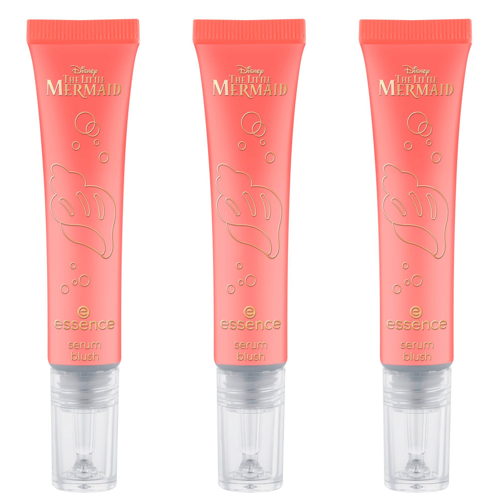 Essence Rouge DISNEY THE LITTLE MERMAID SERUM BLUSH, 3-tlg.
