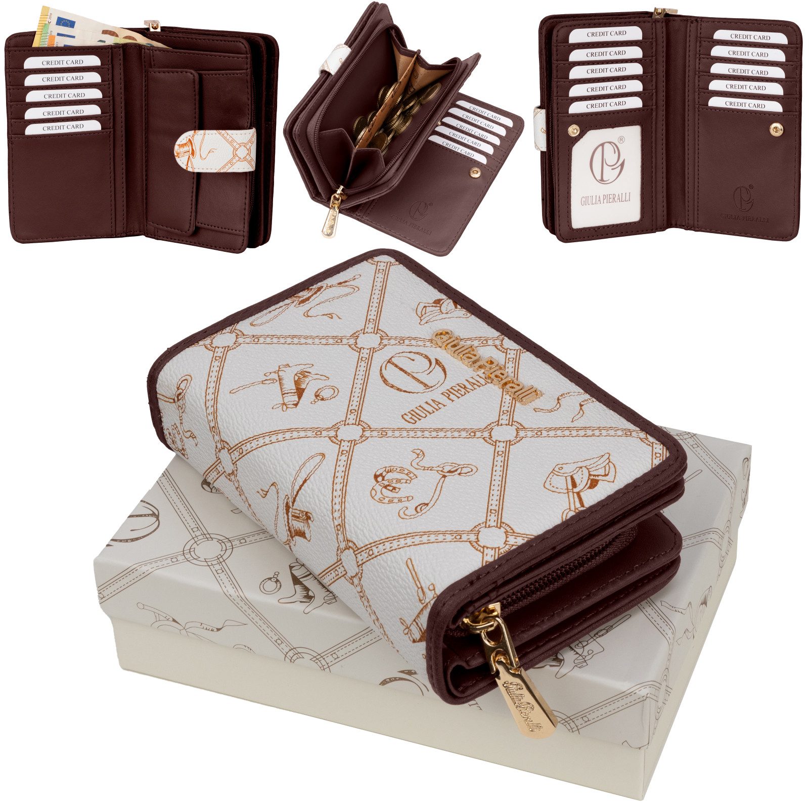 Giulia Pieralli Geldbörse Giulia Pieralli Damen Geldbörse Geldbeutel Brieft günstig online kaufen