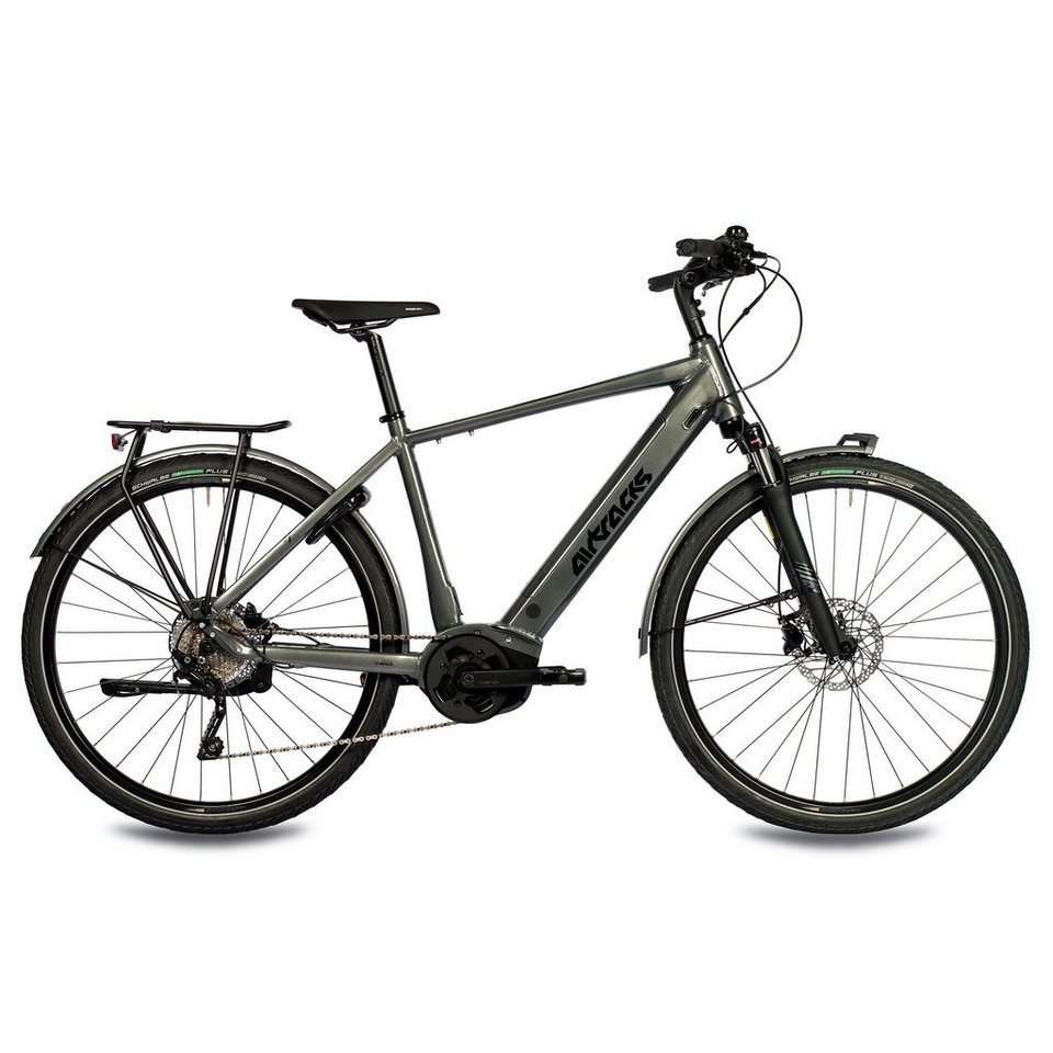 Airtracks E-Bike 28 Zoll Herren E-Bike BOSCH Trekking NOVA PERFORMANCE LINE  500 Wh, 10 Gang, Kettenschaltung, Mittelmotor, 500 Wh Akku, Trekking  Fahrrad SHIMANO DEORE RD-T6000 SGS 52cm 56cm 60cm - 2024