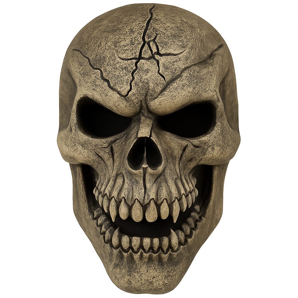 Rubies Niederlande b.v. Verkleidungsmaske Totenkopf Maske Skull Halloween K günstig online kaufen