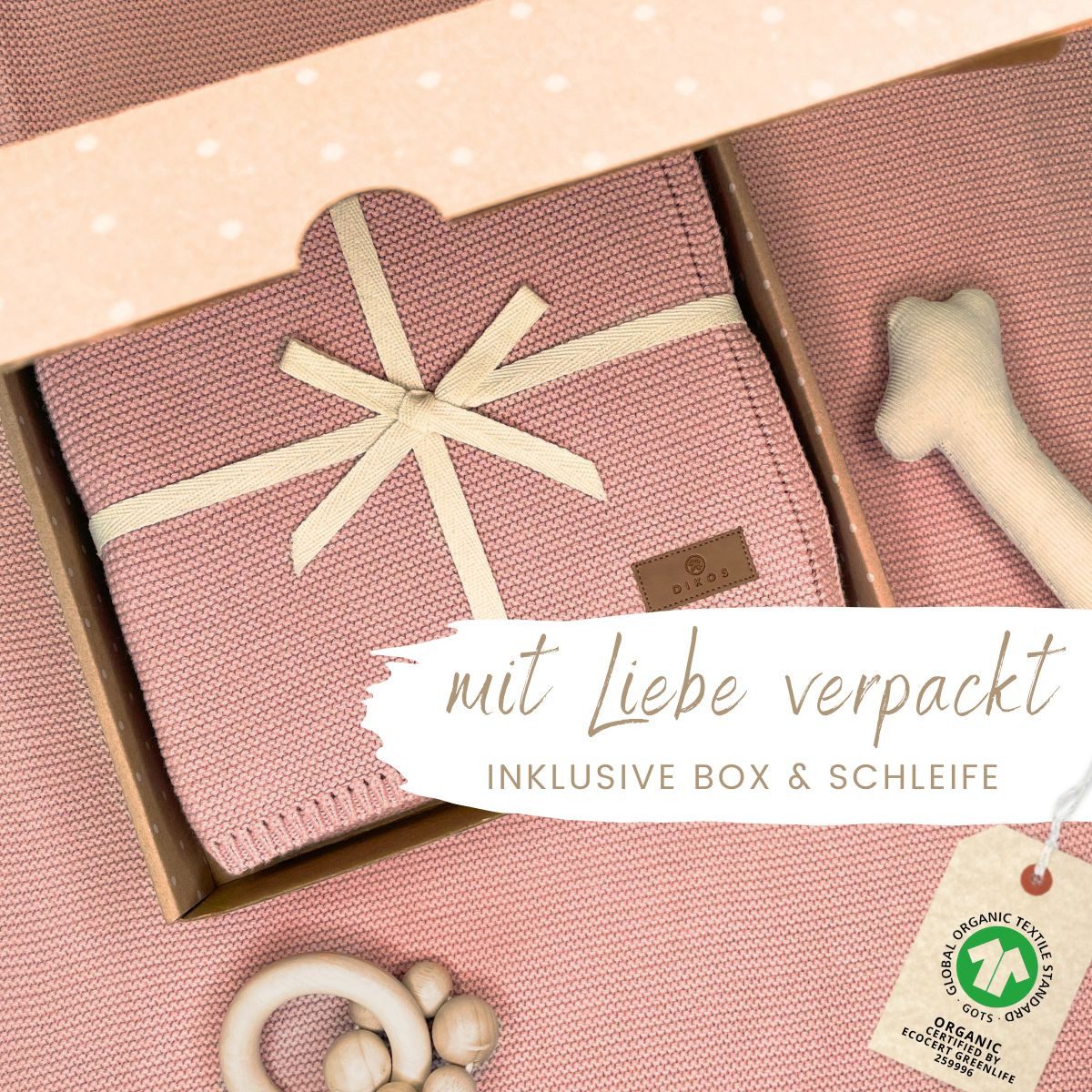 Babydecke DIKOS® Babydecke aus *100%* Bio Baumwolle atmungsaktiv clean, DIK günstig online kaufen