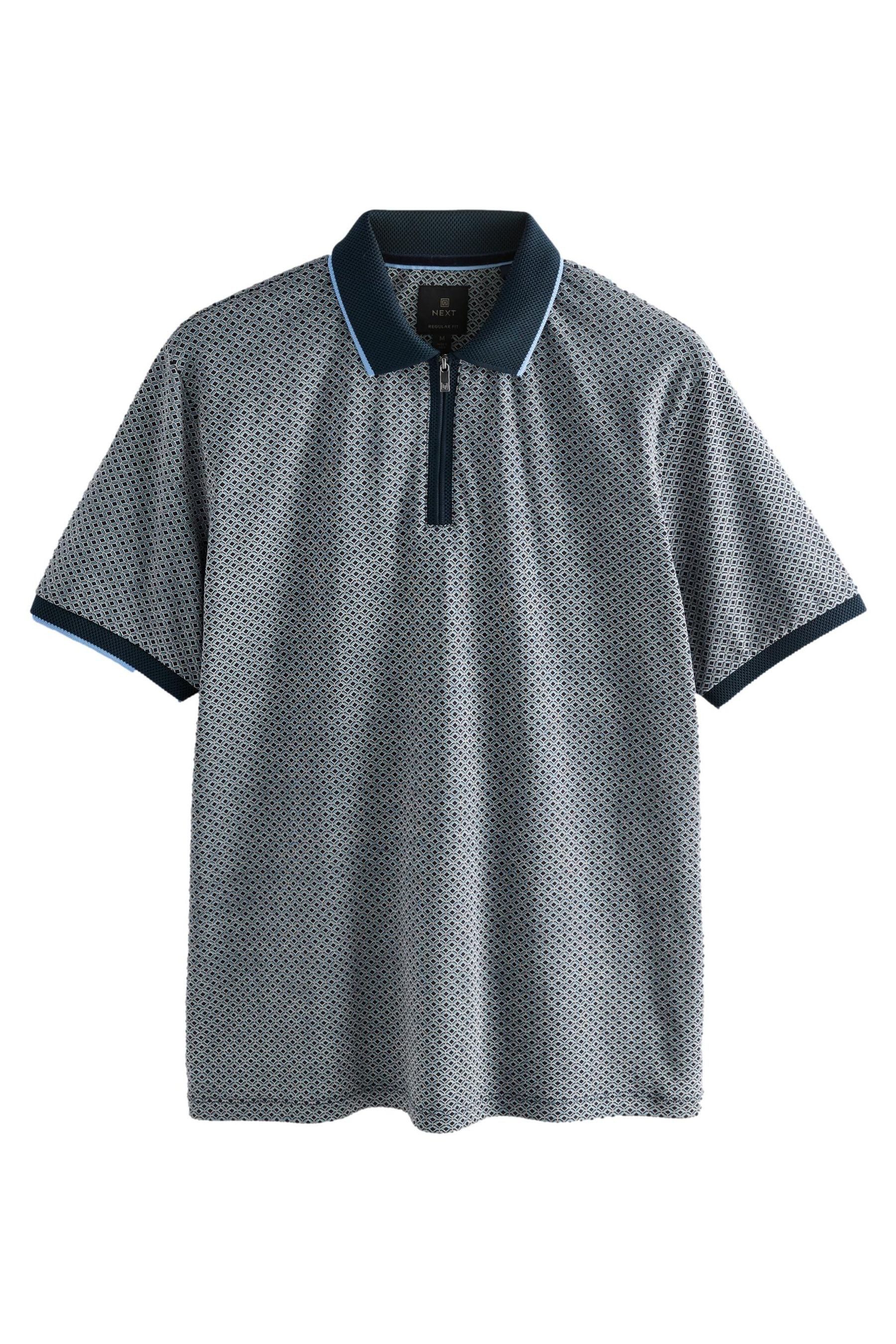 Next Poloshirt Polo-Shirt mit Geoprint (1-tlg) günstig online kaufen